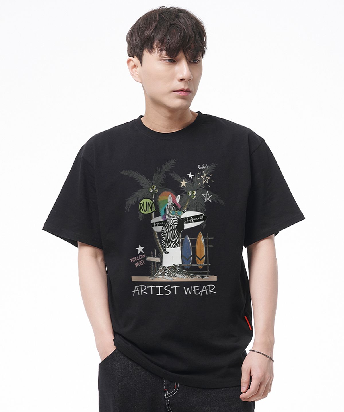 아티스트웨어(ARTISTWEAR) [ATW] 지브라서퍼 반팔티