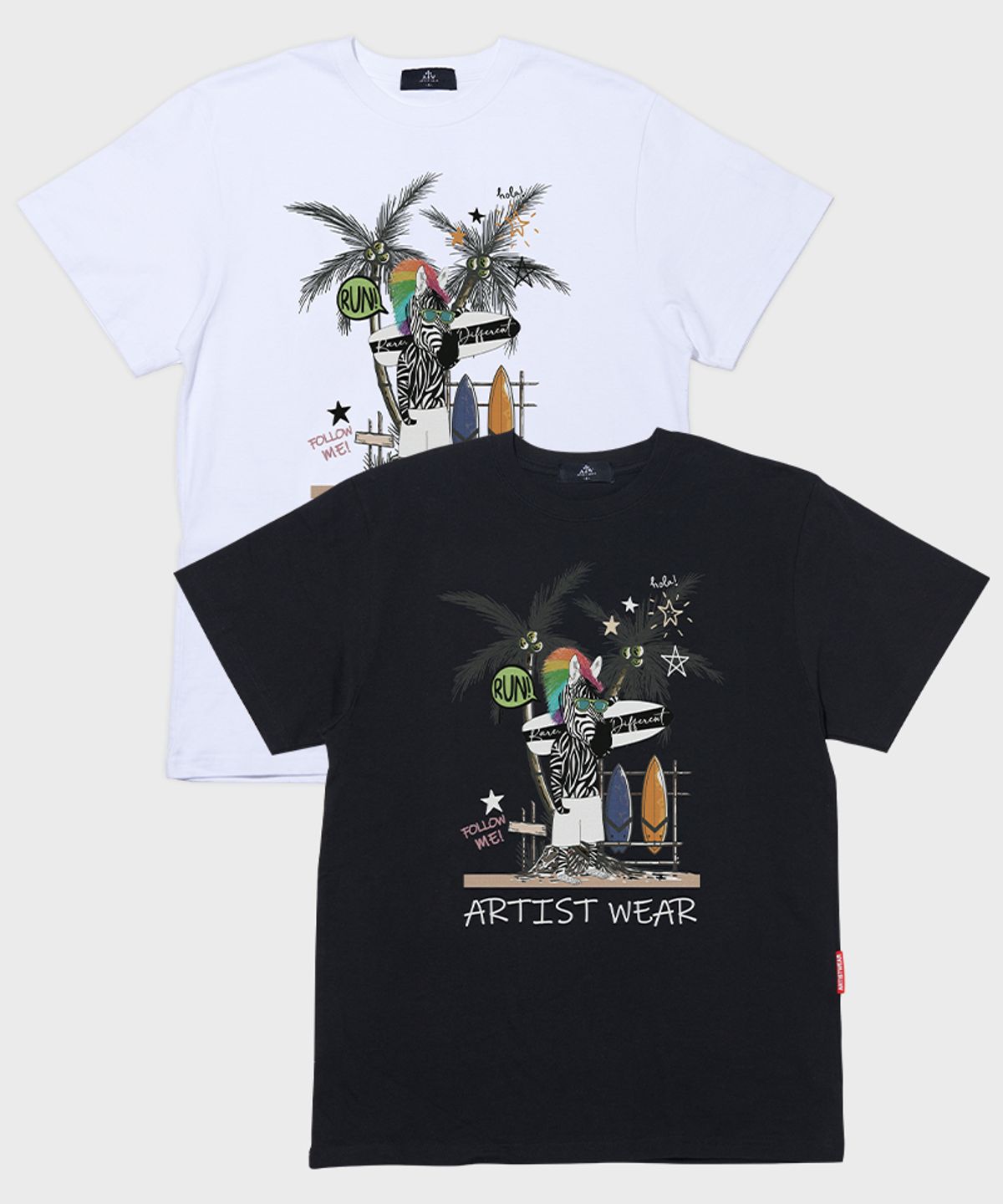아티스트웨어(ARTISTWEAR) [ATW] 지브라서퍼 반팔티
