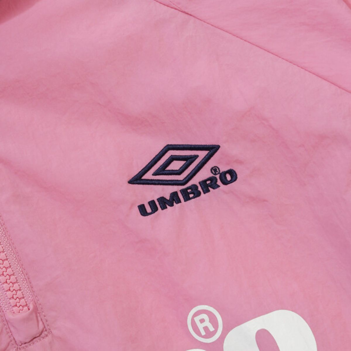 엄브로(UMBRO) HBL BLOKE 반팔 스탠넥 아노락 핑크(UQ223CWT52)