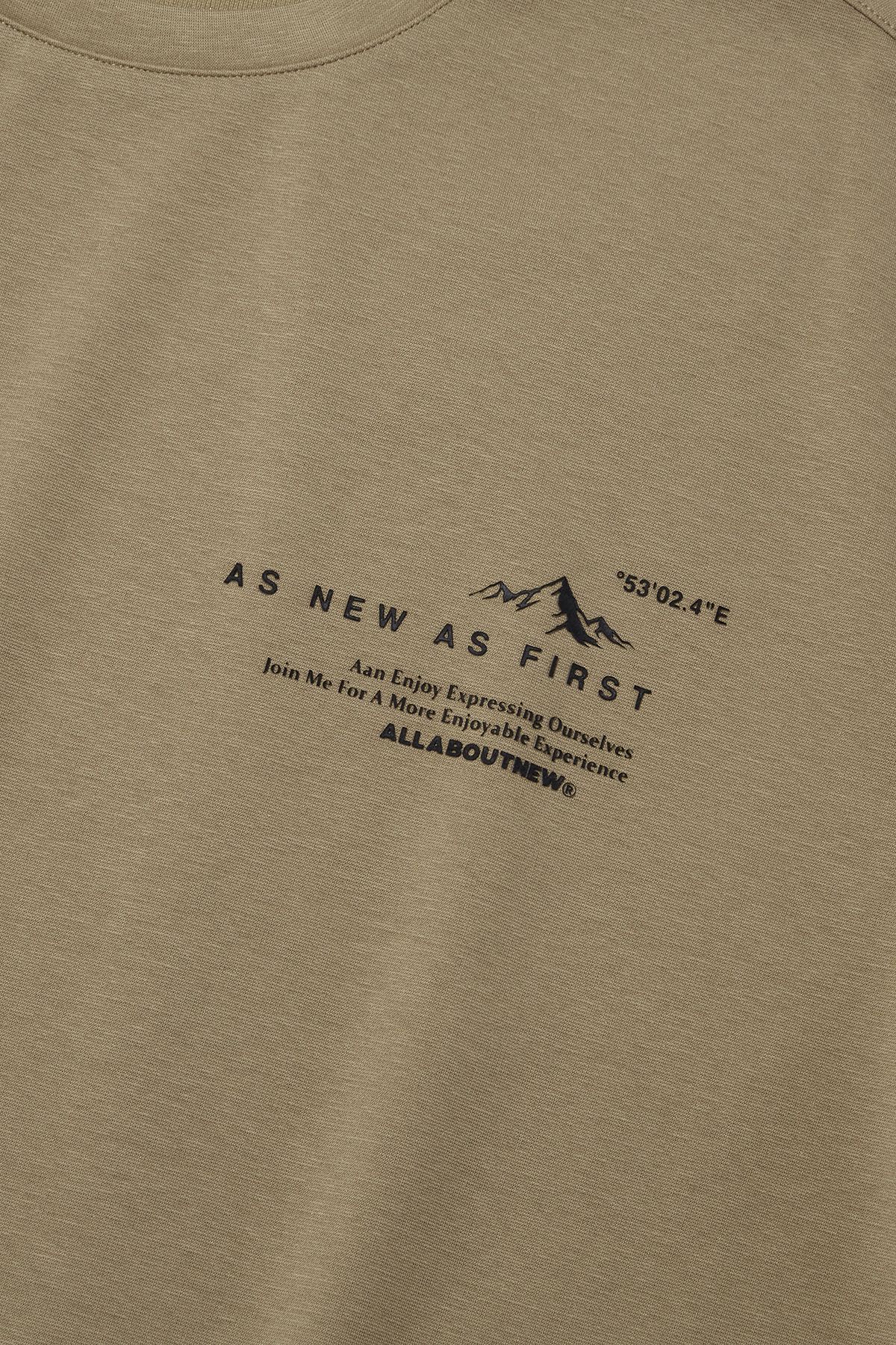 올어바웃뉴(ALL ABOUT NEW) 하이킹 반팔 티셔츠 브라운 ANZ2TM03ABR