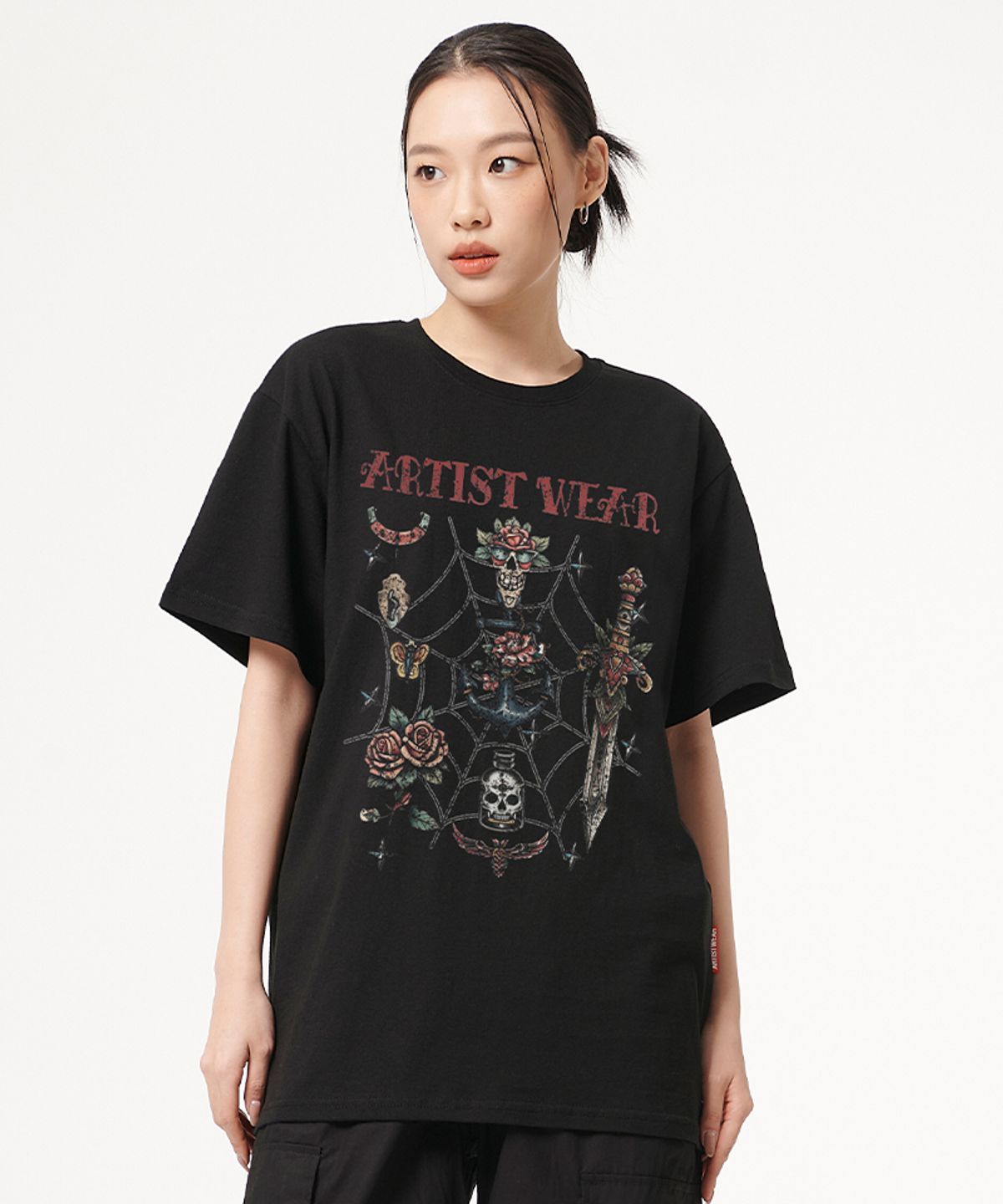 아티스트웨어(ARTISTWEAR) [ATW] 빈티지스쿨 반팔티