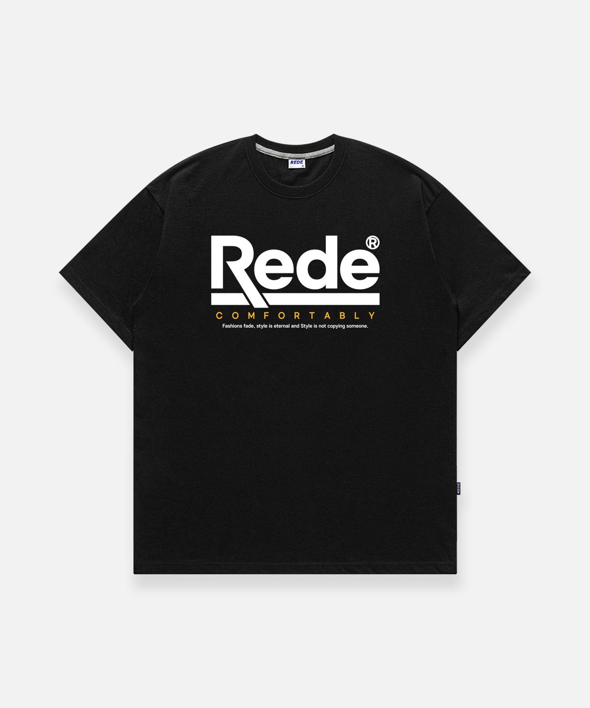 리디(REDE) 퍼포먼스 체스트 로고 오버핏 반팔티