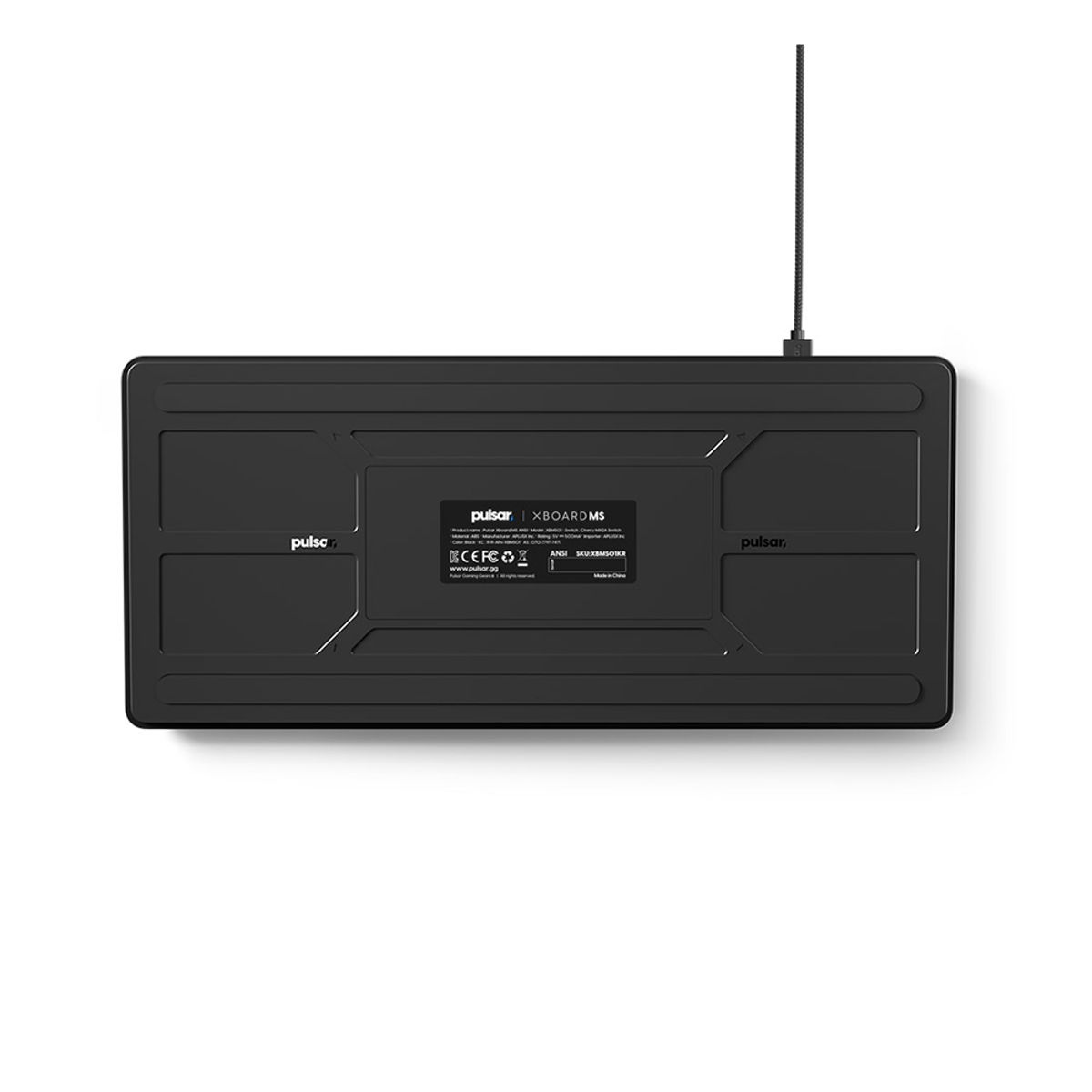펄사(PULSAR) XBOARD MS 기계식 게이밍 키보드 유선 블랙색상 체리 MX2A 리니어 스위치 35K 스캔레이트 (XBMS01KR)