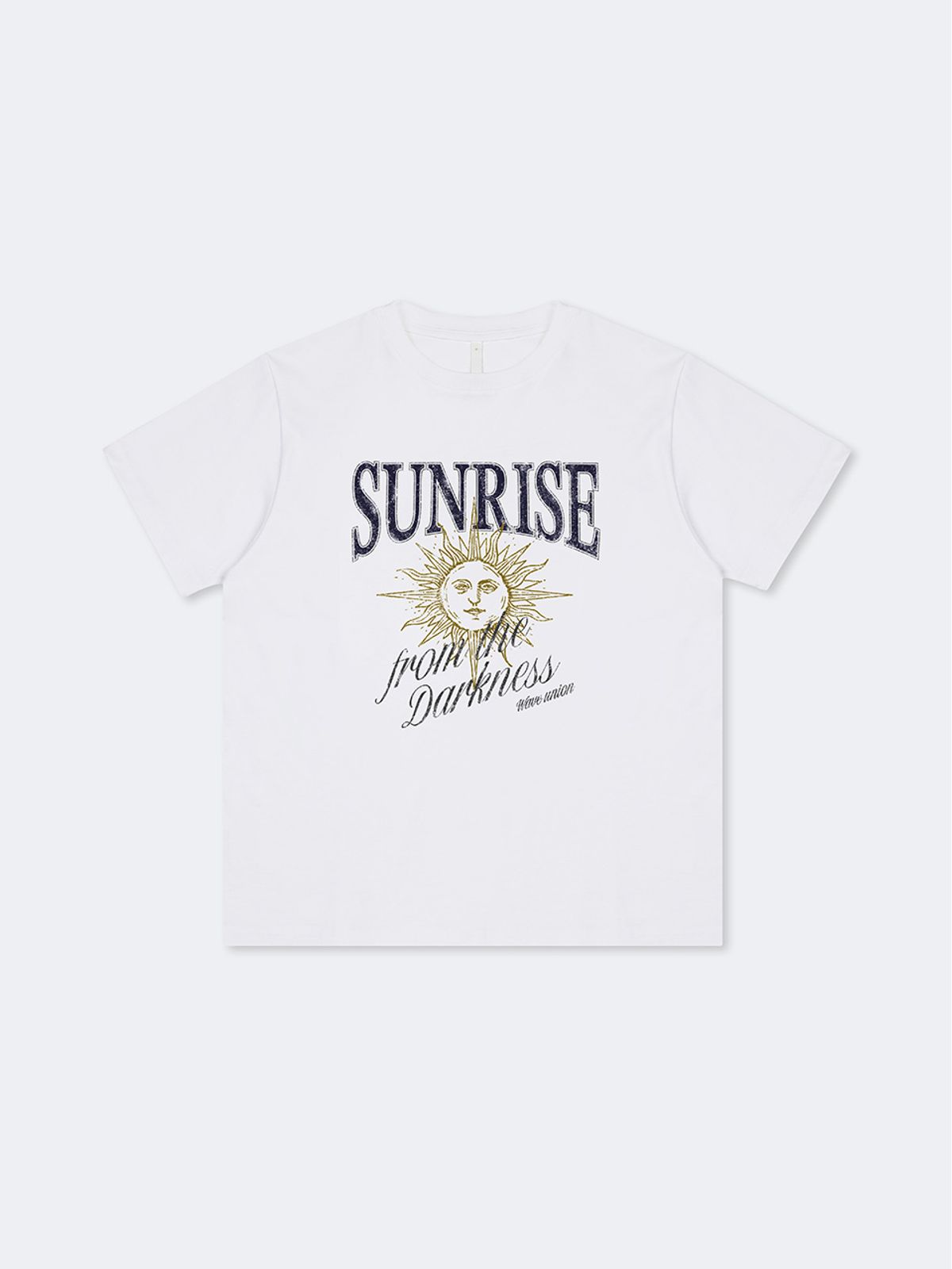 웨이브유니온(WAVE UNION) Sunrise T-shirt white