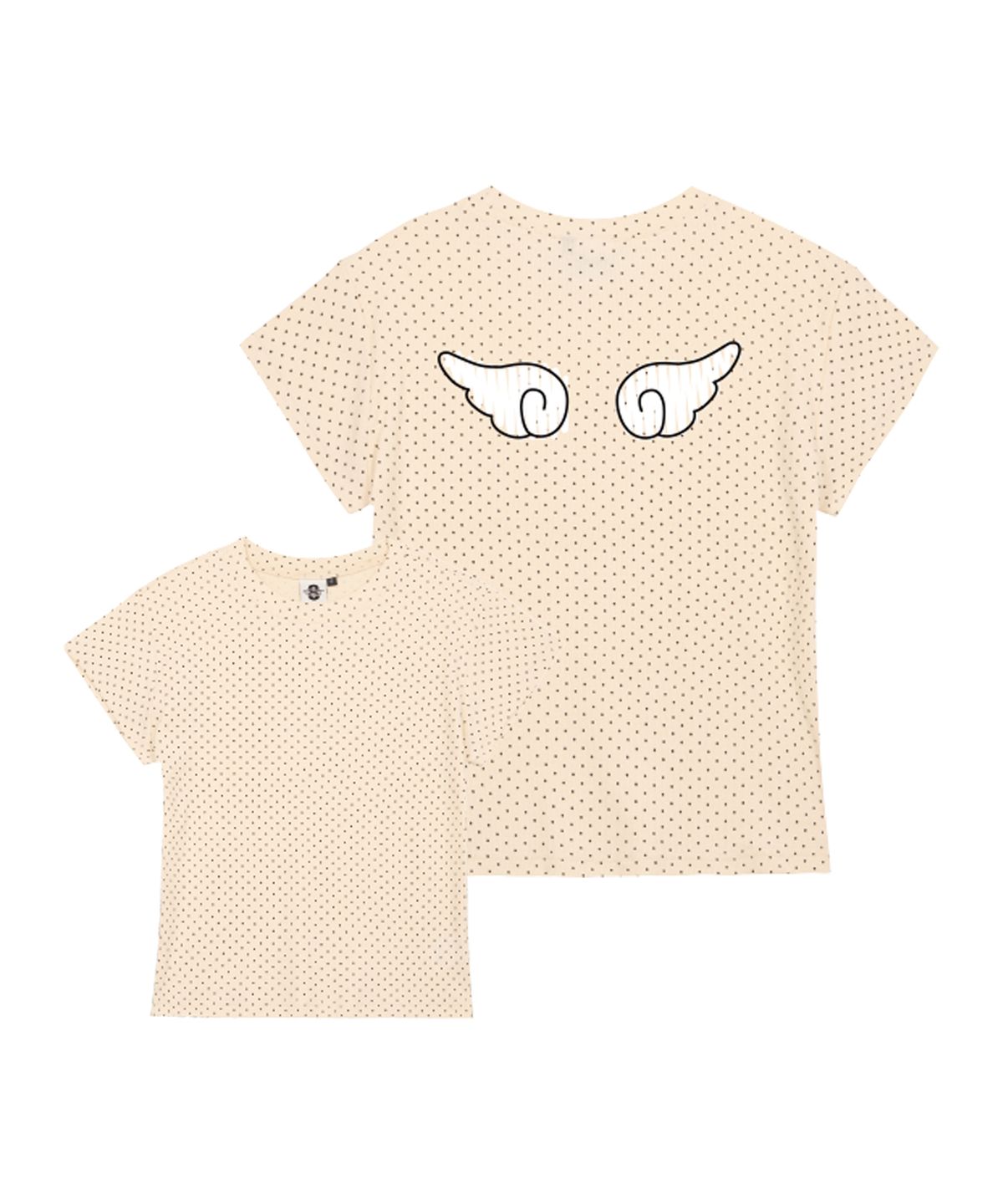 프라임에이트(PRIMATE) DOT MINI WINGS 여성 땡땡이 반팔티셔츠 3 COLORS