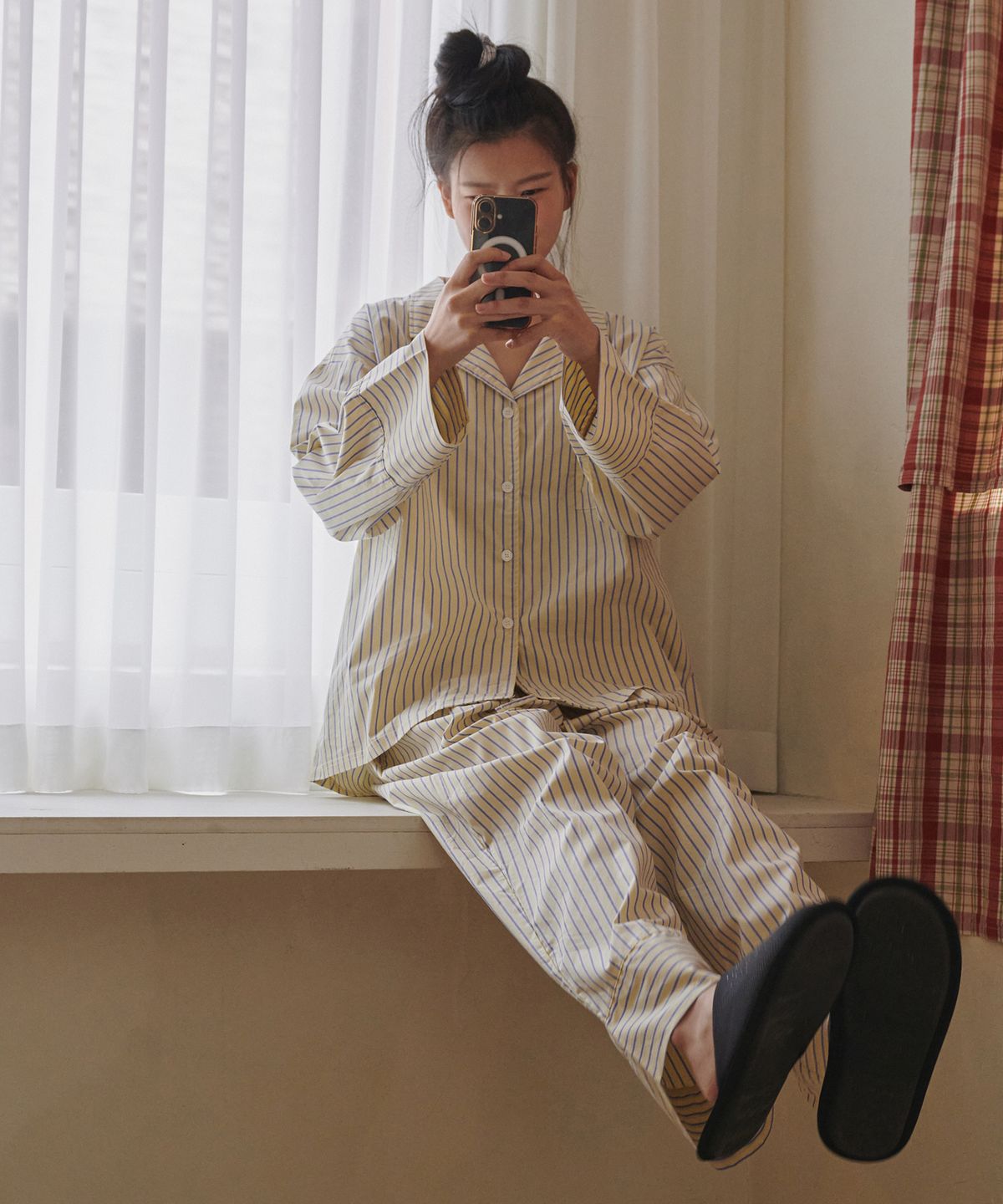 오끼뜨(OGGITT) (uni)도미토리 포도바나나 파자마