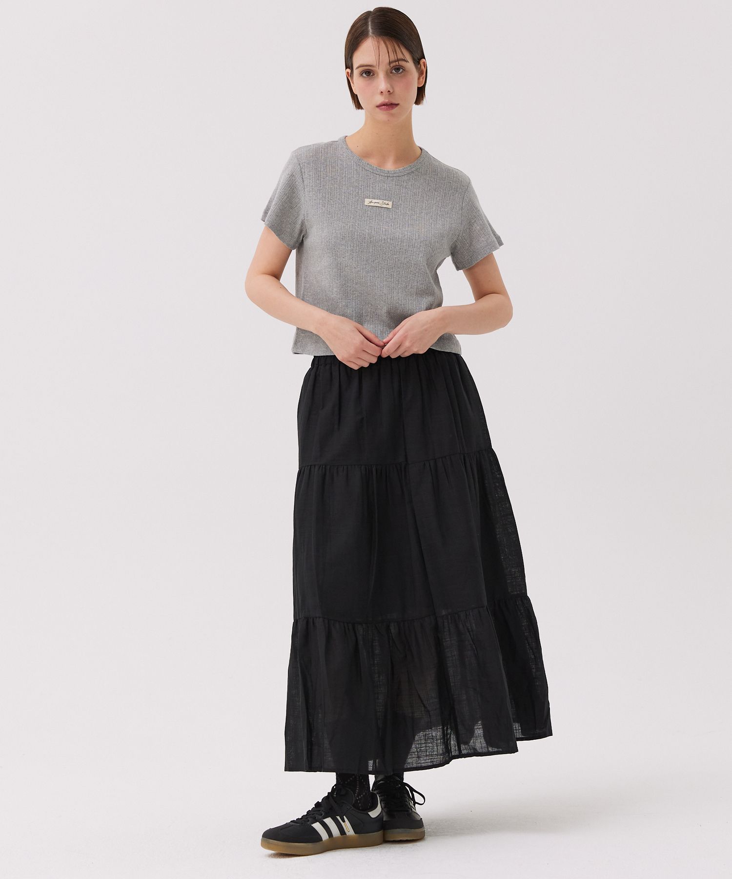 【ROUGHNECK】 韓国人気 ★ LONG CANCAN SKIRT (S,M) Amazon.com: Women's Fairy Grunge Midi Skirt High Waist