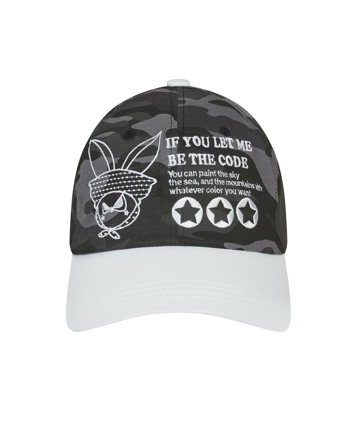 러브이즈트루(LUVISTRUE) SM RABBIT BALL CAP(WHITE)