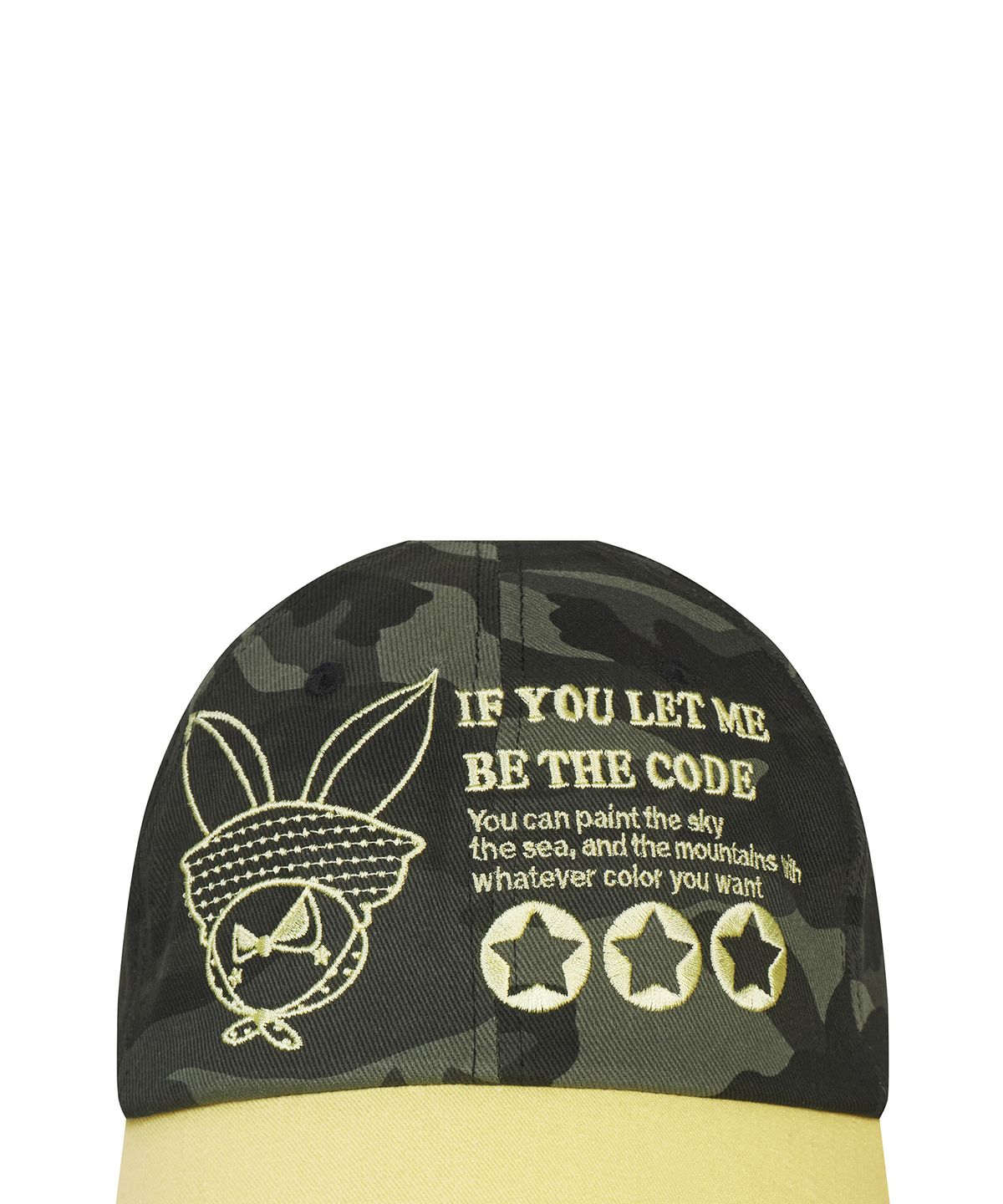 러브이즈트루(LUVISTRUE) SM RABBIT BALL CAP(YELLOW)