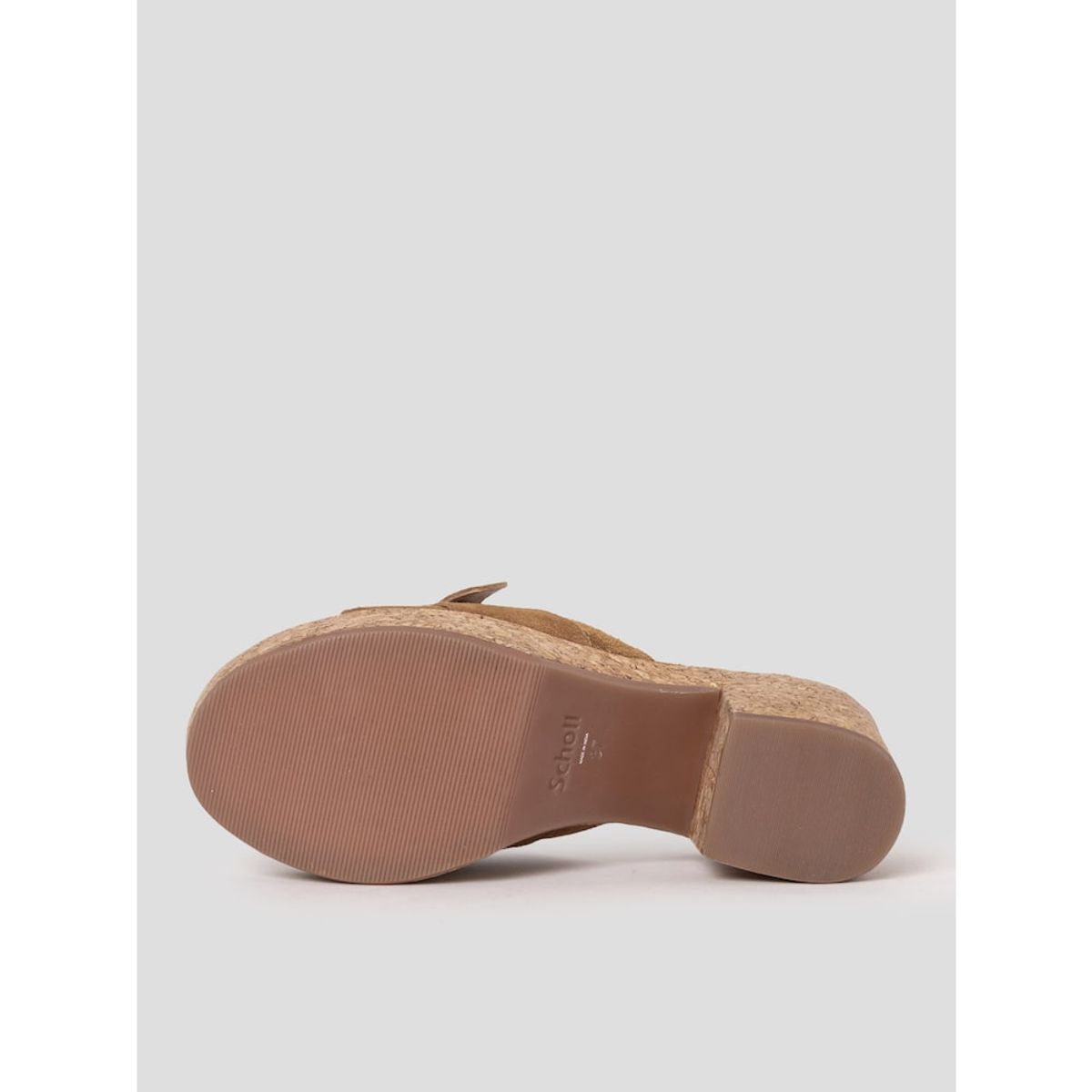 숄(SCHOLL) (WOMEN) 원스트랩 청키 샌들  브릭 (HH54K2W11C)