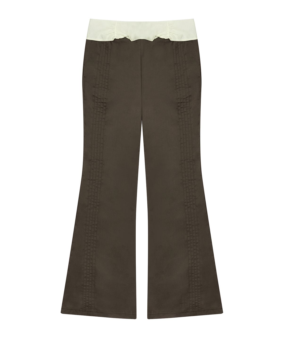 러브이즈트루(LUVISTRUE) SM PINTUCK PANTS(BROWN)