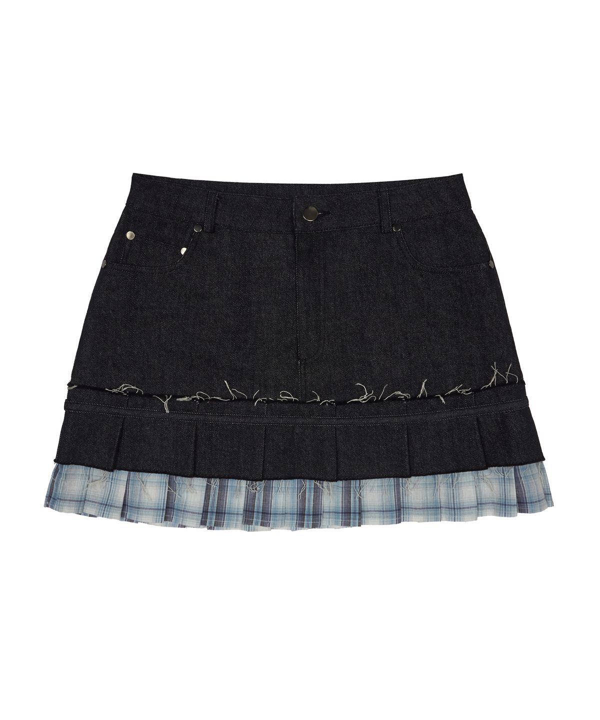 러브이즈트루(LUVISTRUE) SM DENIM MINI SKIRT(BLUE)