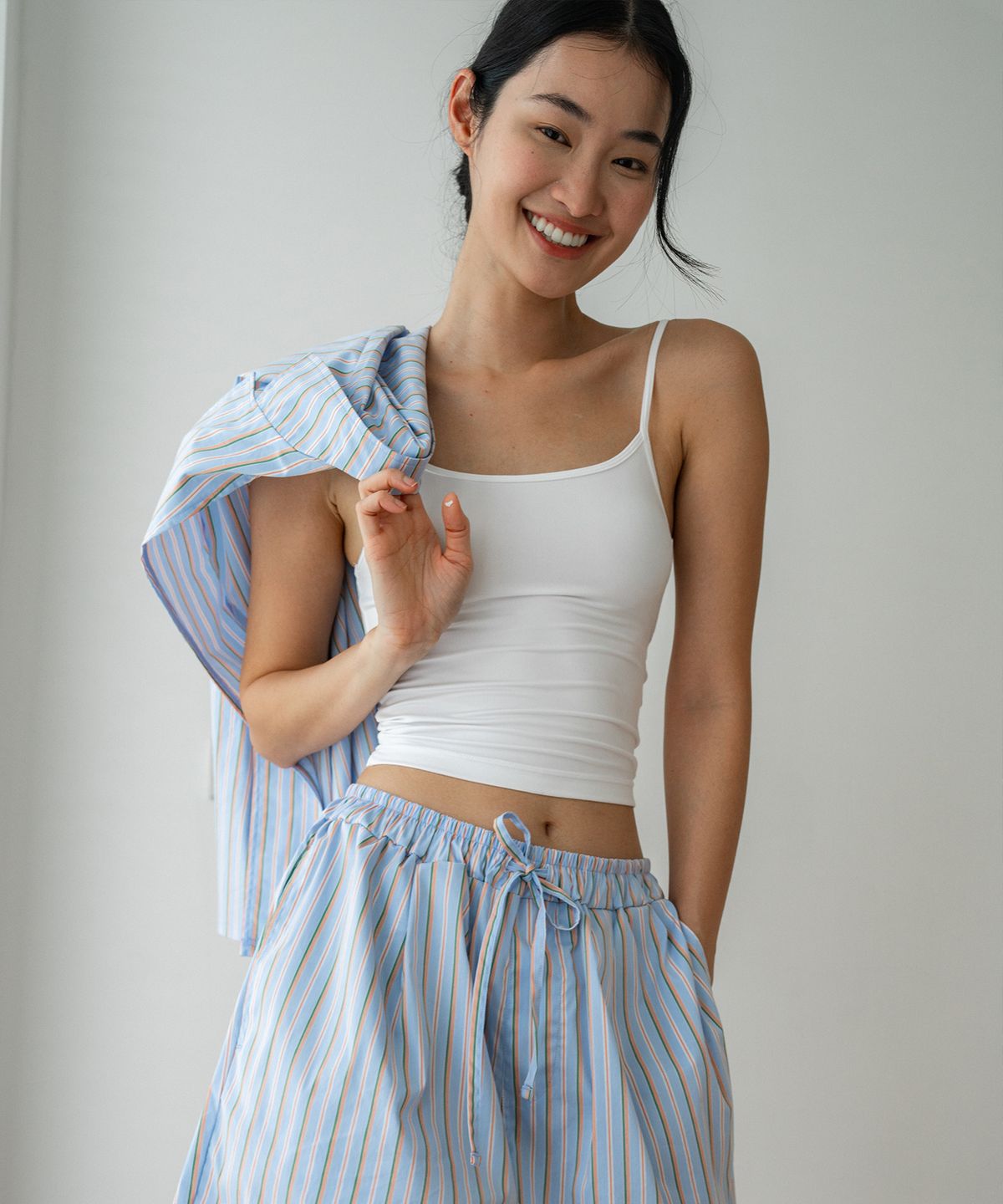 오끼뜨(OGGITT) (uni)레지던스 텐저린오션 스트라이프 파자마