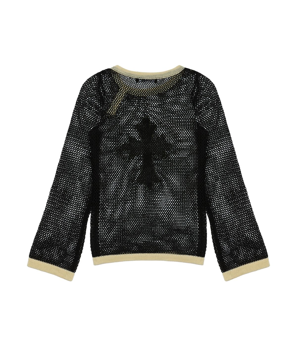 러브이즈트루(LUVISTRUE) SM CROSS MESH KNIT(CHARCOAL)