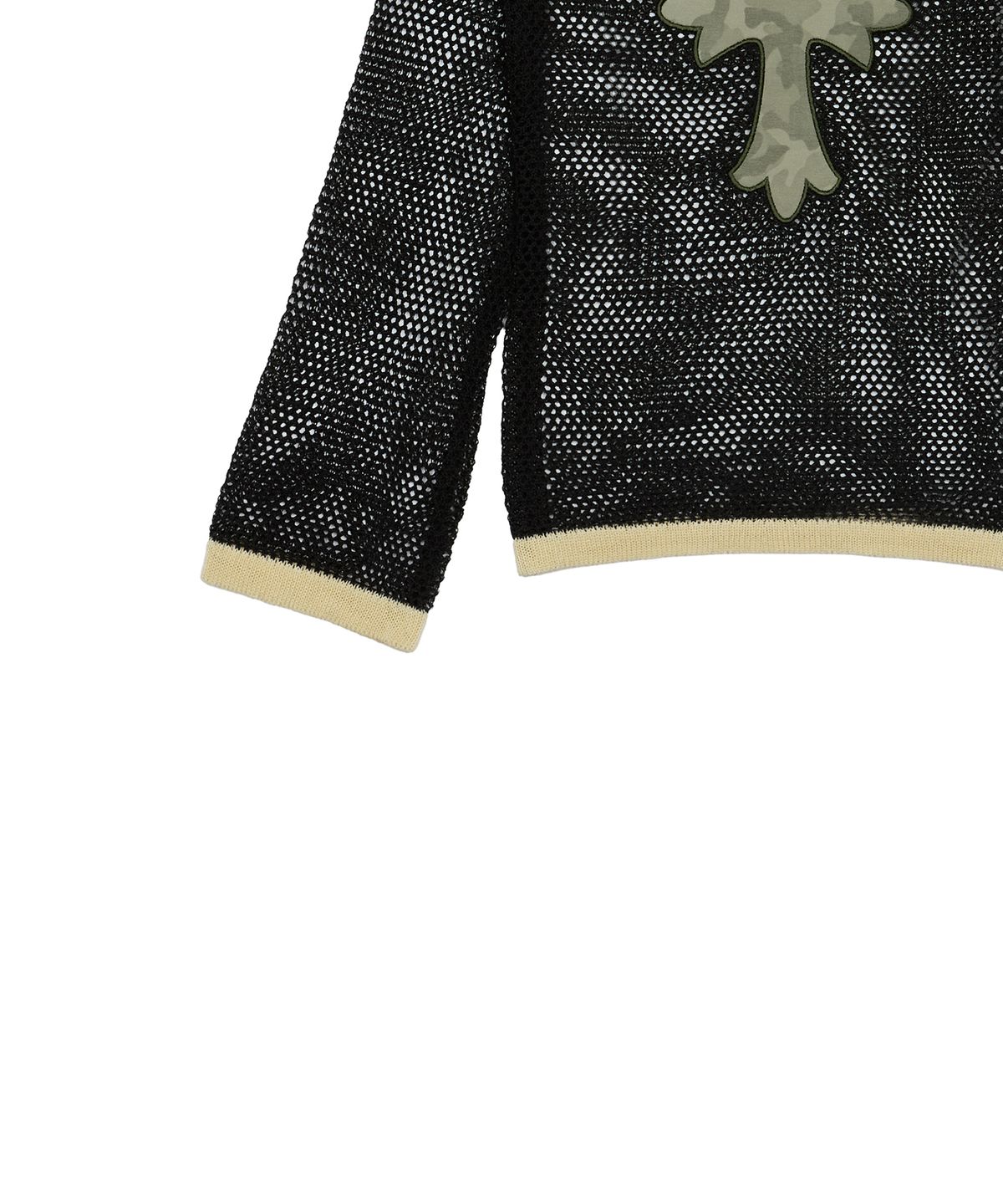 러브이즈트루(LUVISTRUE) SM CROSS MESH KNIT(CHARCOAL)