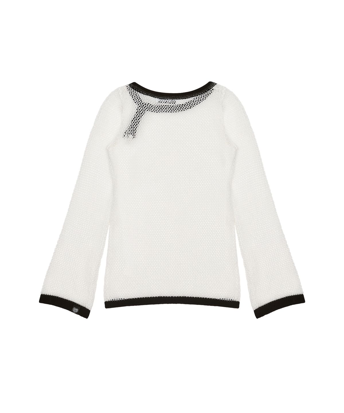 러브이즈트루(LUVISTRUE) SM CROSS MESH KNIT(WHITE)