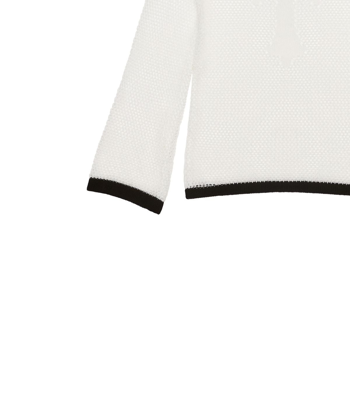 러브이즈트루(LUVISTRUE) SM CROSS MESH KNIT(WHITE)