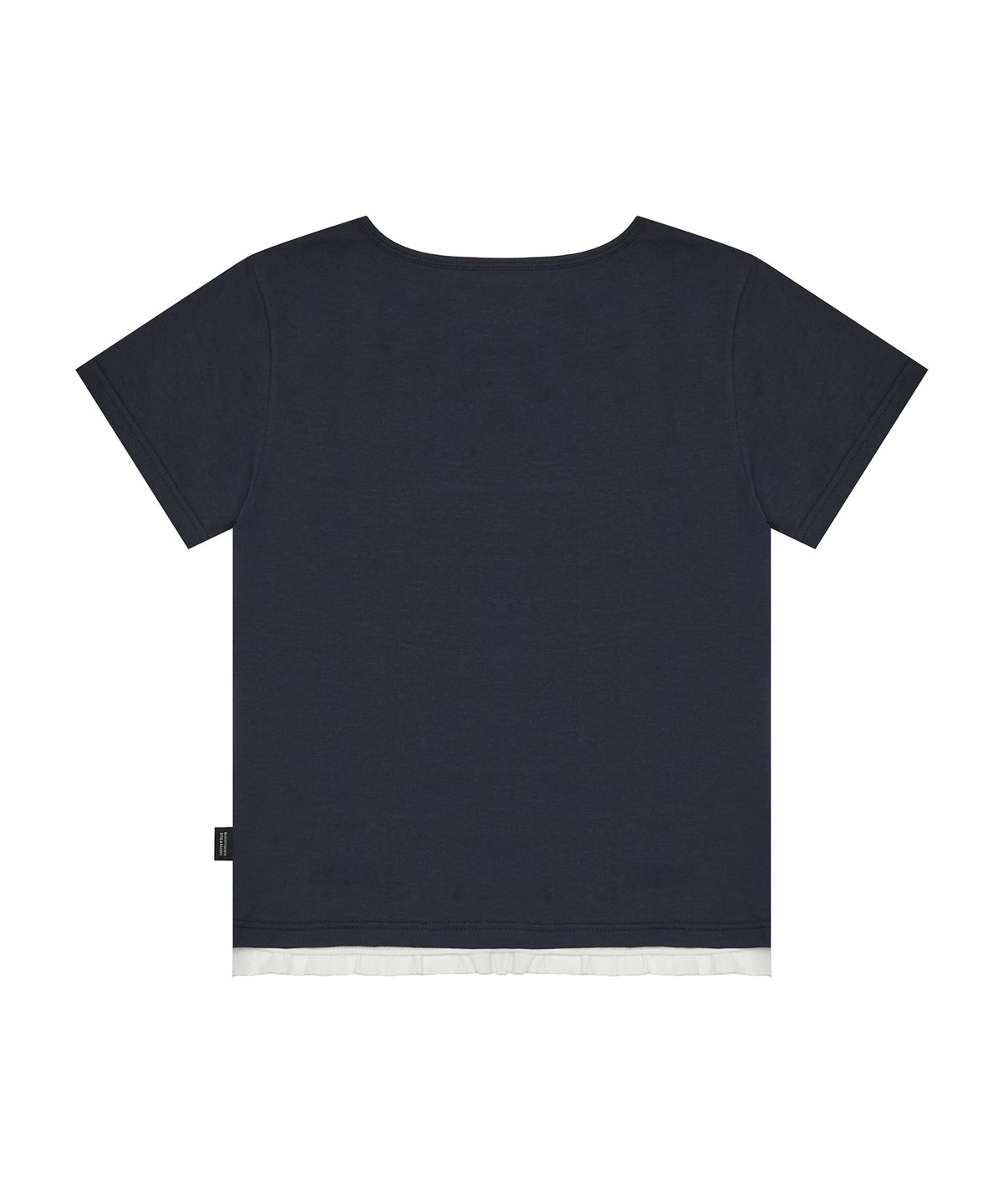 러브이즈트루(LUVISTRUE) SM FRILL TEE(NAVY)