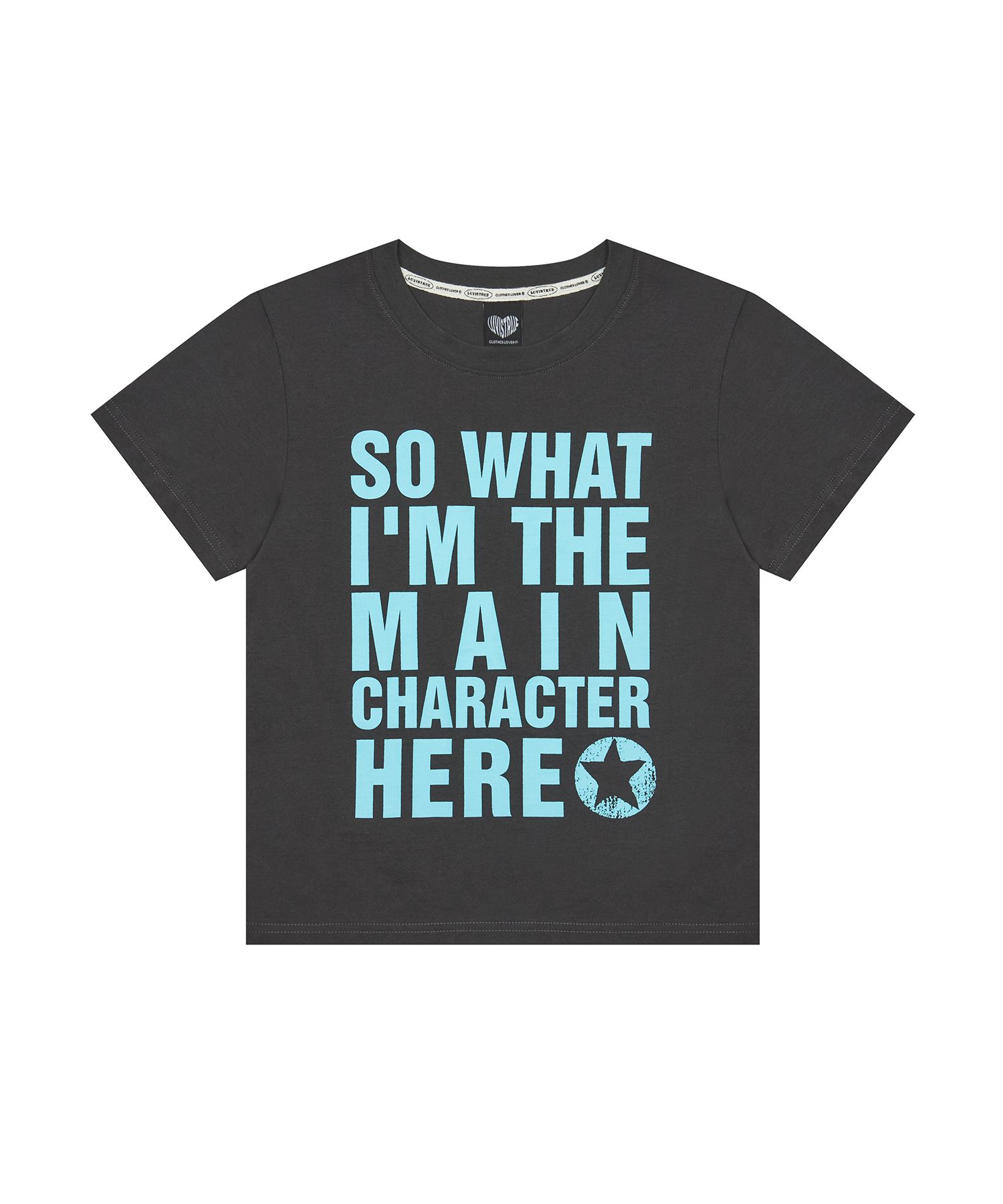 ★LUVISTRUE★SM MAIN CHARACTER TEE(CHARCOAL)★正規品/送料込 MUSINSA公式 | LUV IS TRUE SM MAIN CHARACTER TEE(CHARCOAL)