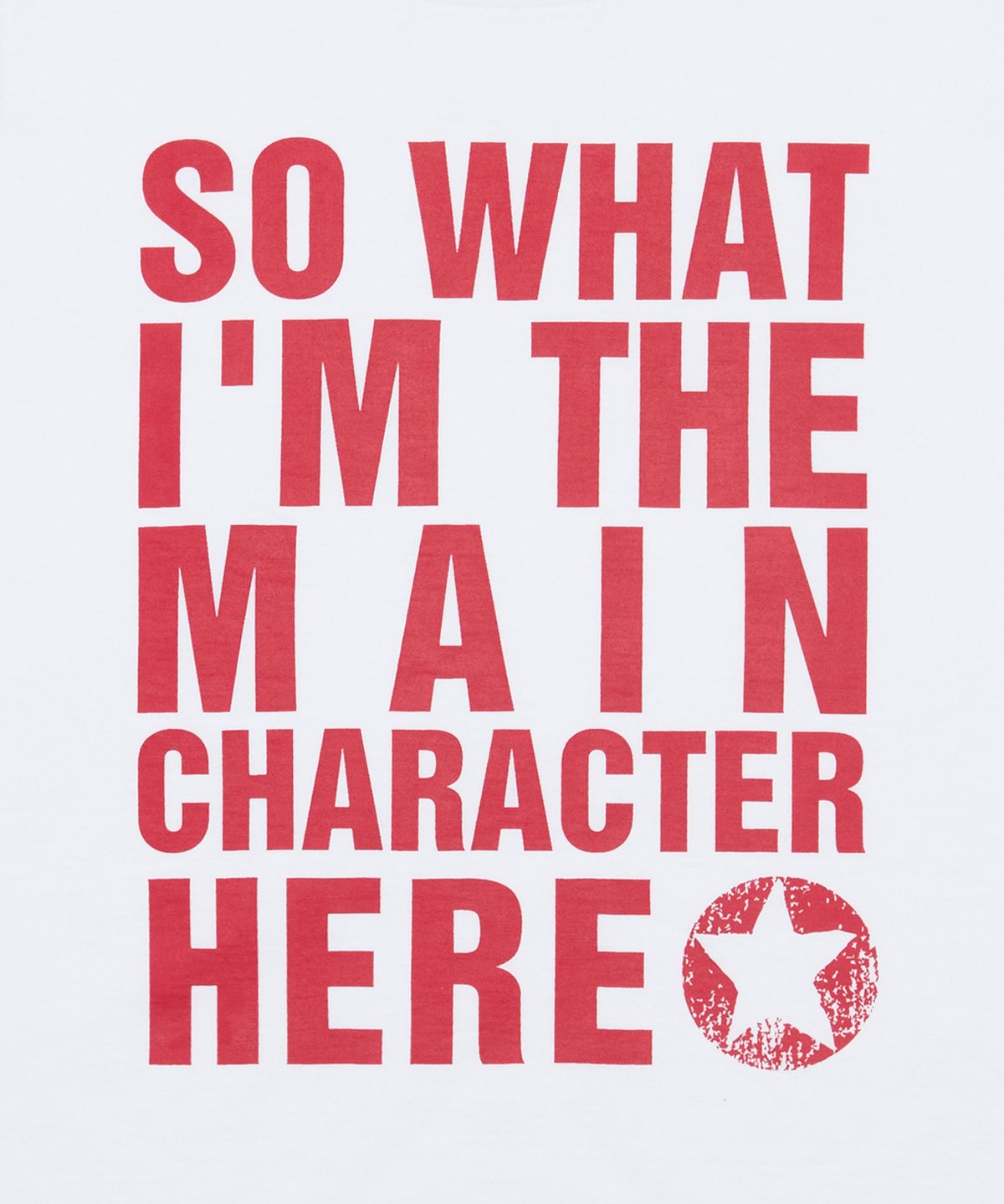 러브이즈트루(LUVISTRUE) SM MAIN CHARACTER TEE(WHITE)