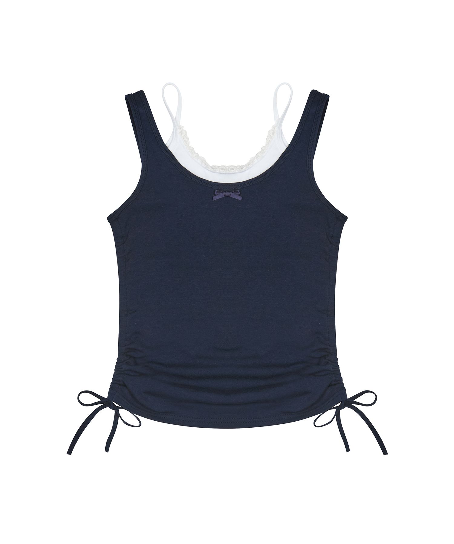 ★LUVISTRUE★SM LAYERED LACE SLEEVELESS(BLACK)★正規品/人気 SM LAYERED LACE SLEEVELESS (BLACK) - LUVISTRUE | 60% - Asian