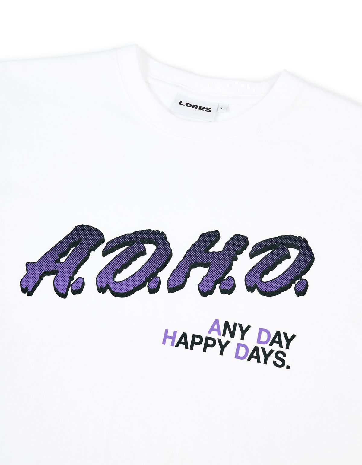 로어즈(LORES) A.D.H.D S/S Tee - White