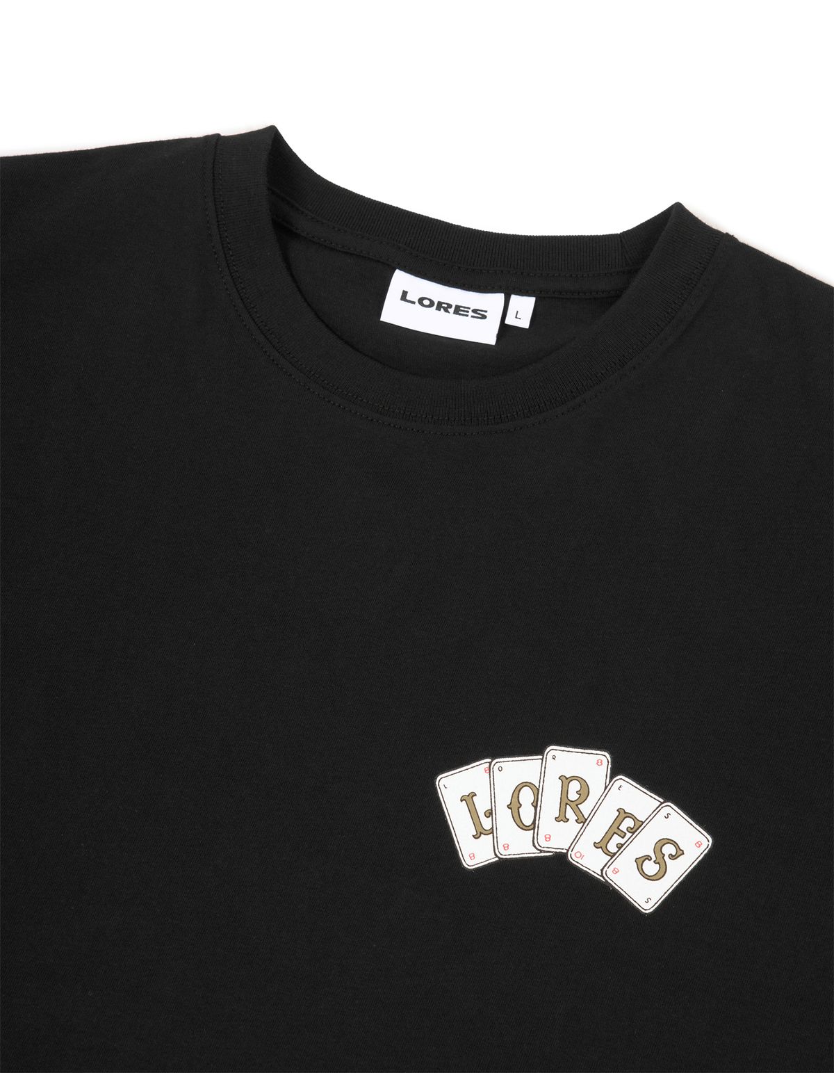 로어즈(LORES) Poker S/S Tee - Black