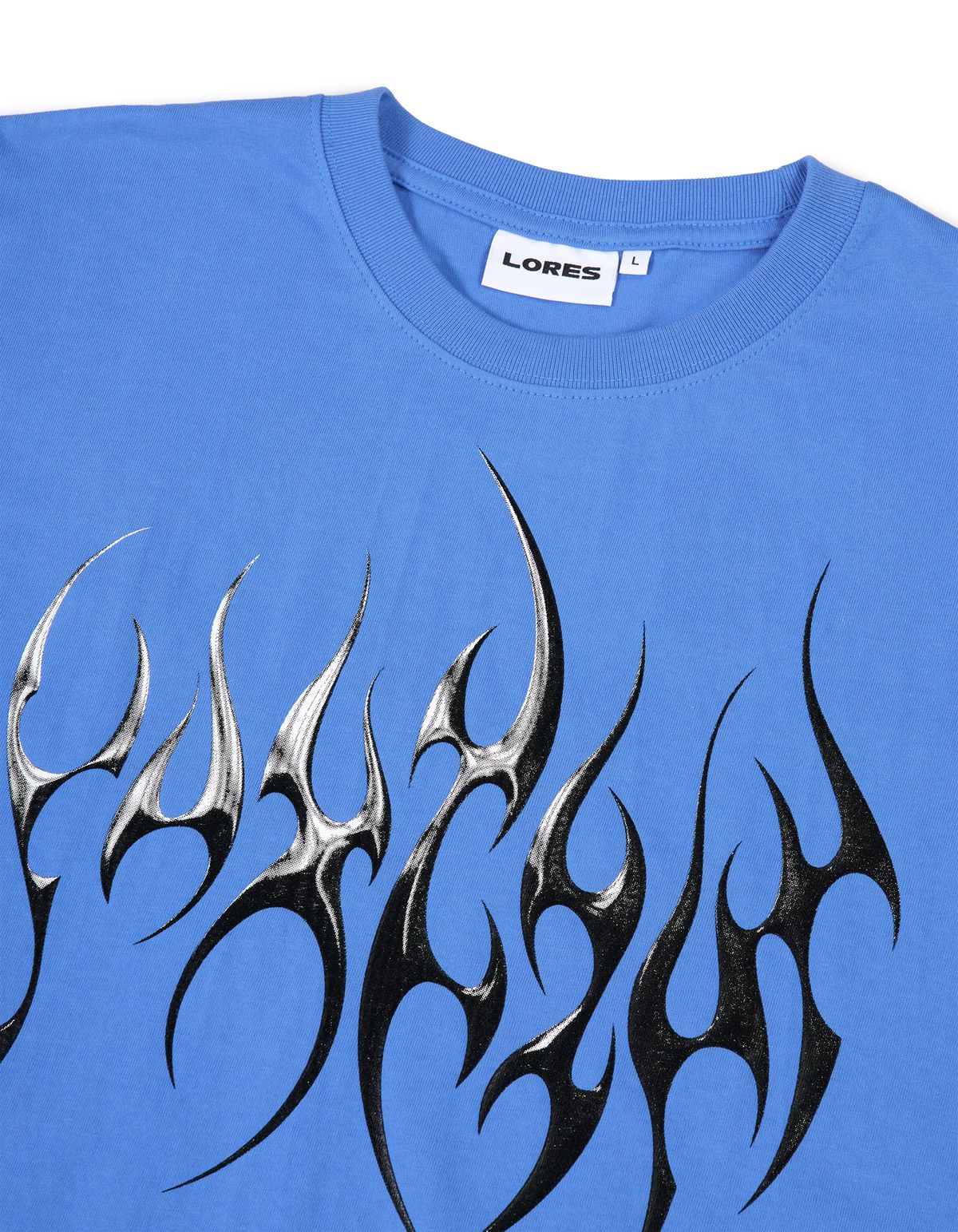 로어즈(LORES) Flame Chrome S/S Tee - Blue