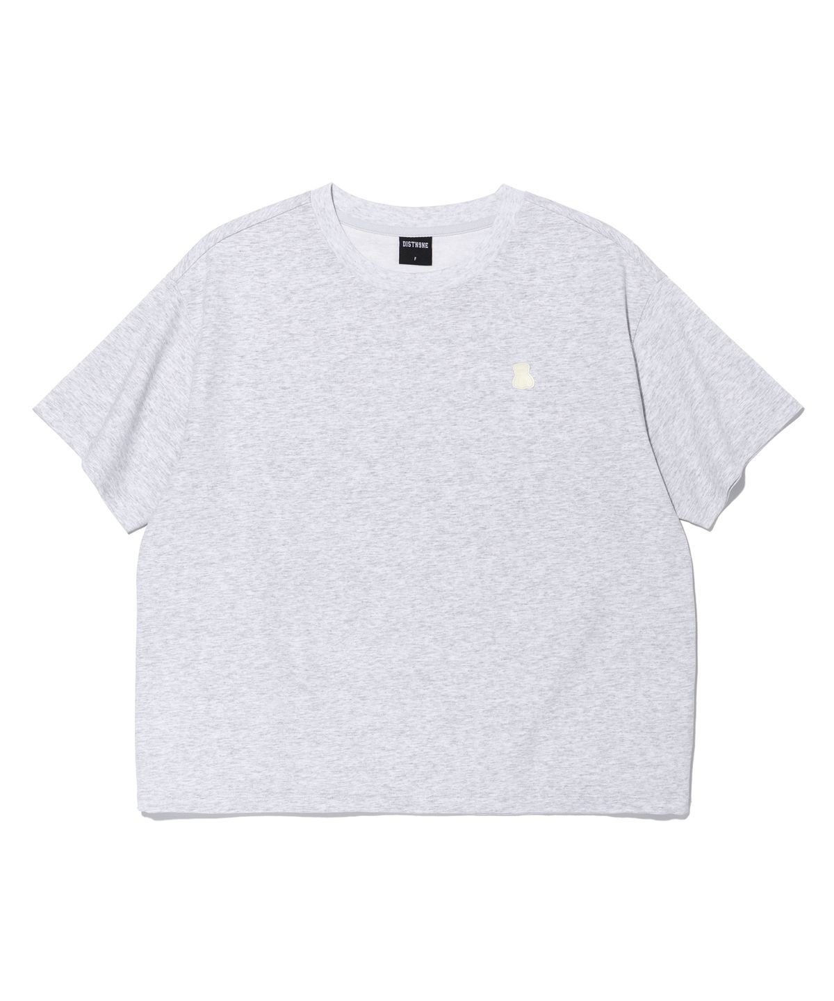디스트나인(DISTN9NE) 레트로베어 반팔티 LIGHT GREY (LP7TF424-071)