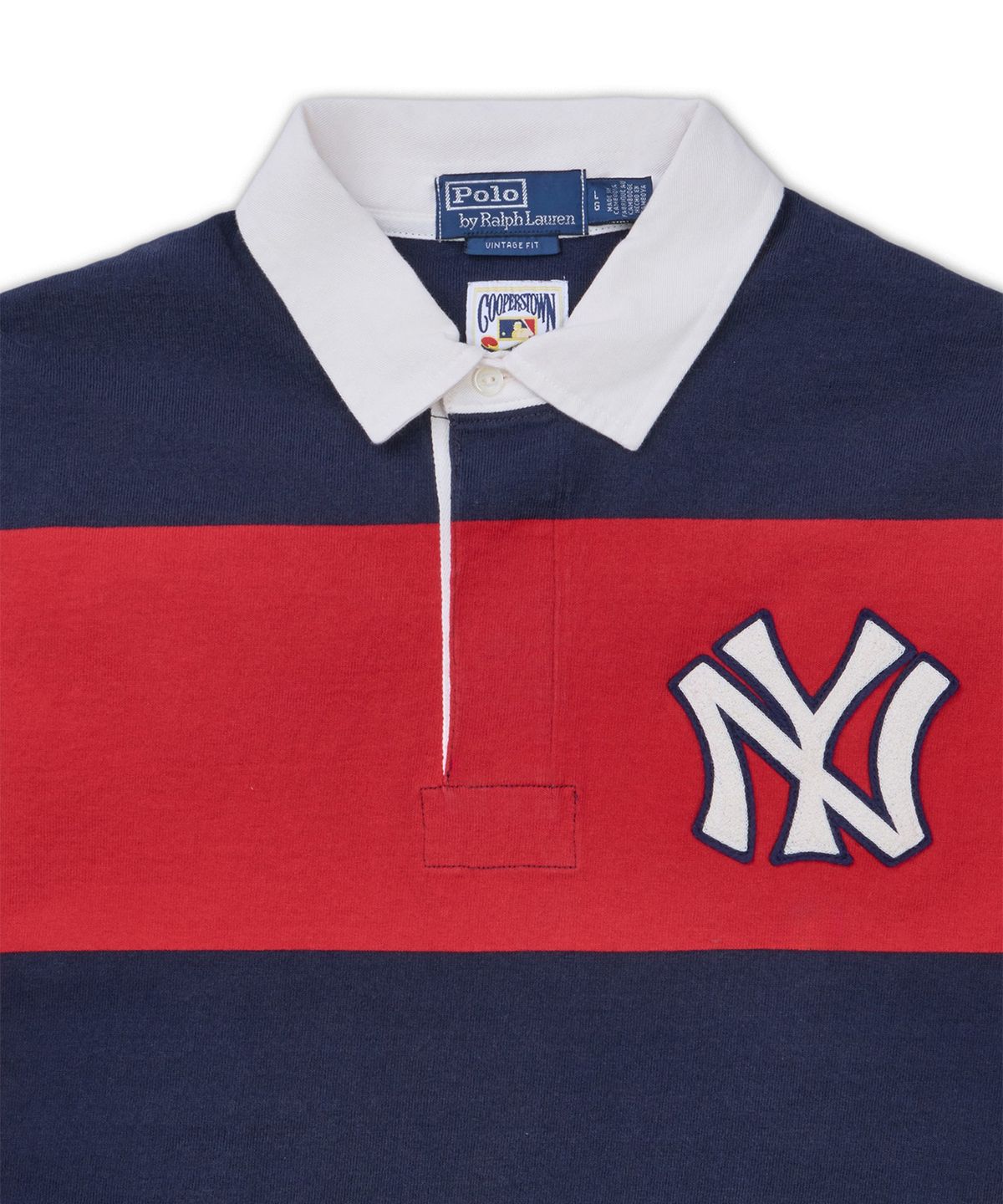 폴로 랄프 로렌(POLO RALPH LAUREN) 폴로 랄프 로렌 양키스 럭비 셔츠-네이비