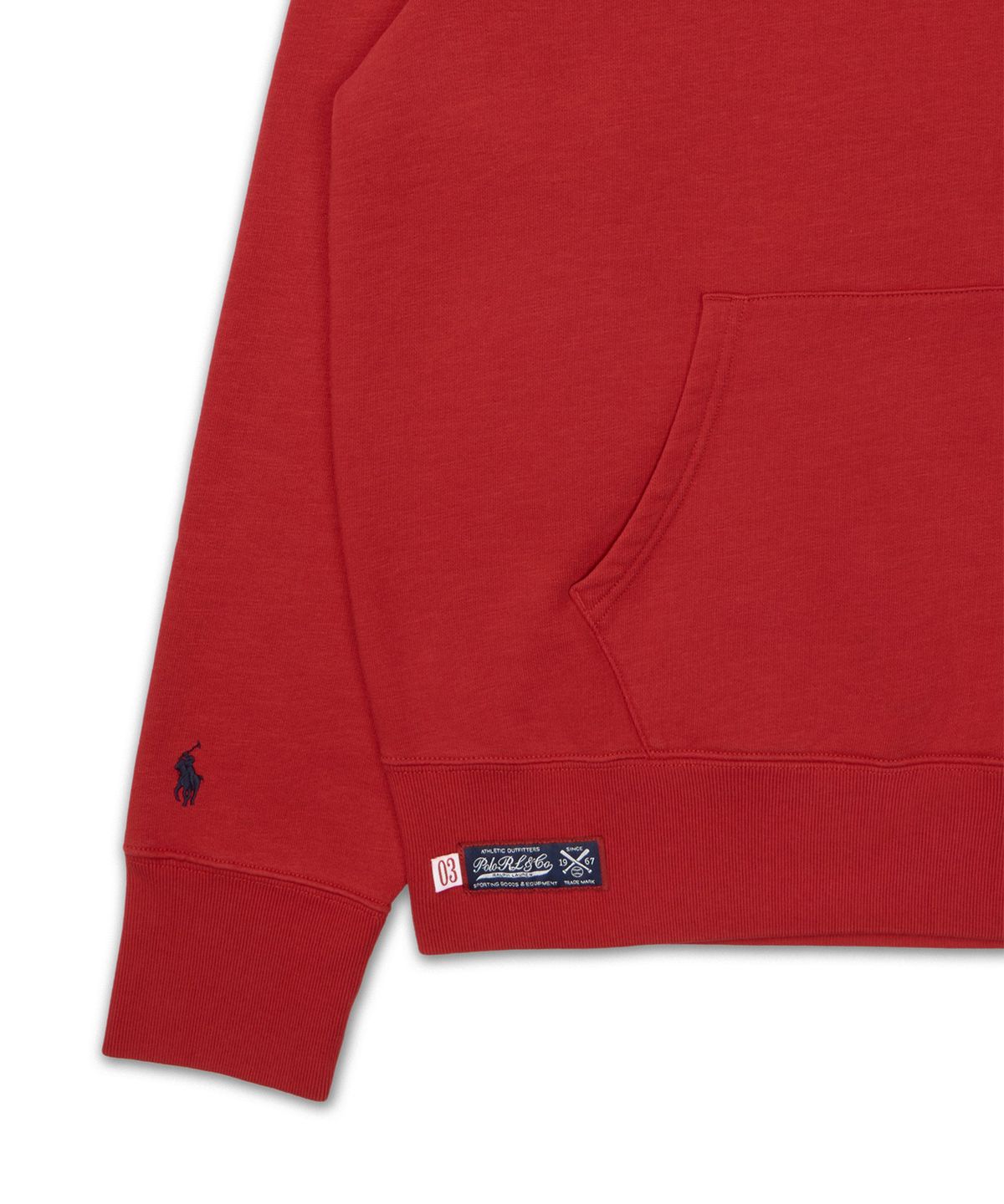 폴로 랄프 로렌(POLO RALPH LAUREN) 폴로 랄프 로렌 양키스 플리스 후디-레드