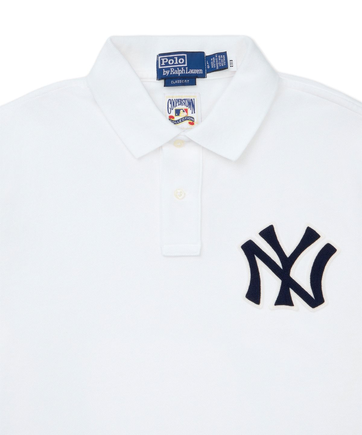 폴로 랄프 로렌(POLO RALPH LAUREN) 폴로 랄프 로렌 양키스 폴로 셔츠-화이트