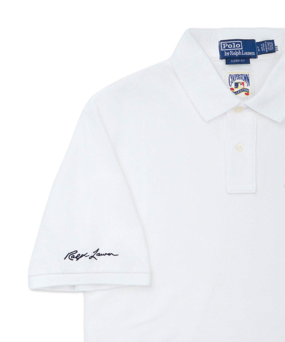 폴로 랄프 로렌(POLO RALPH LAUREN) 폴로 랄프 로렌 양키스 폴로 셔츠-화이트