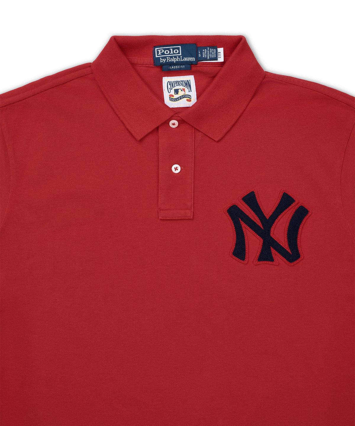 폴로 랄프 로렌(POLO RALPH LAUREN) 폴로 랄프 로렌 양키스 폴로 셔츠-레드