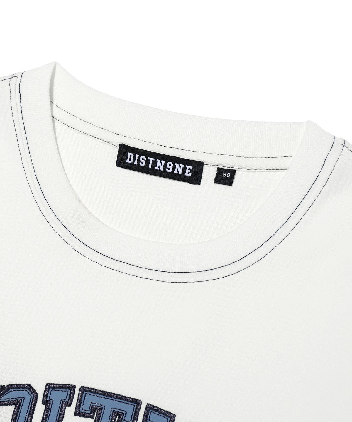 디스트나인(DISTN9NE) 에디션 반팔티 OFF WHITE (LP7TU437-001)