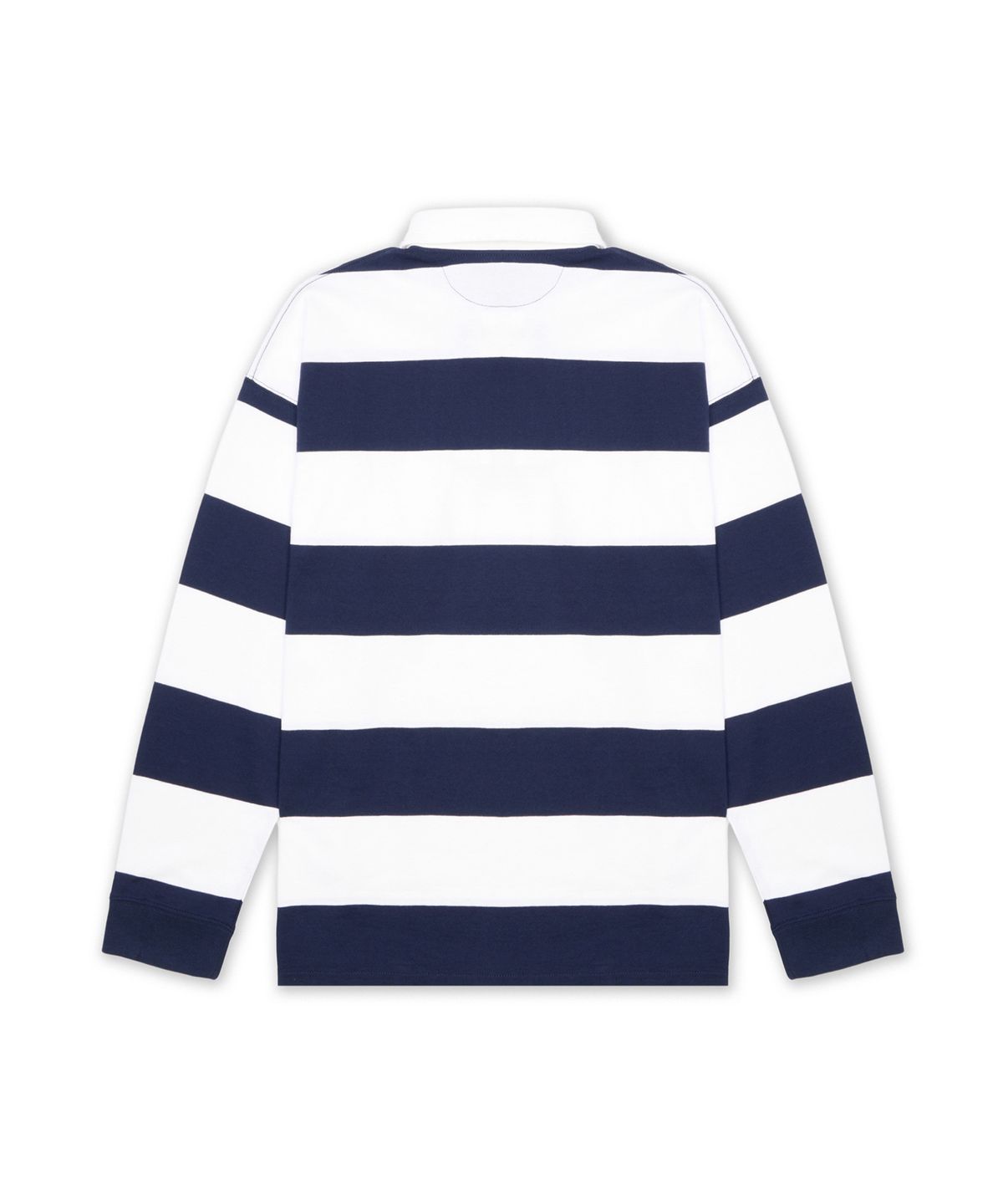 폴로 랄프 로렌(POLO RALPH LAUREN) 빅핏 스트라이프 저지 럭비 셔츠-화이트