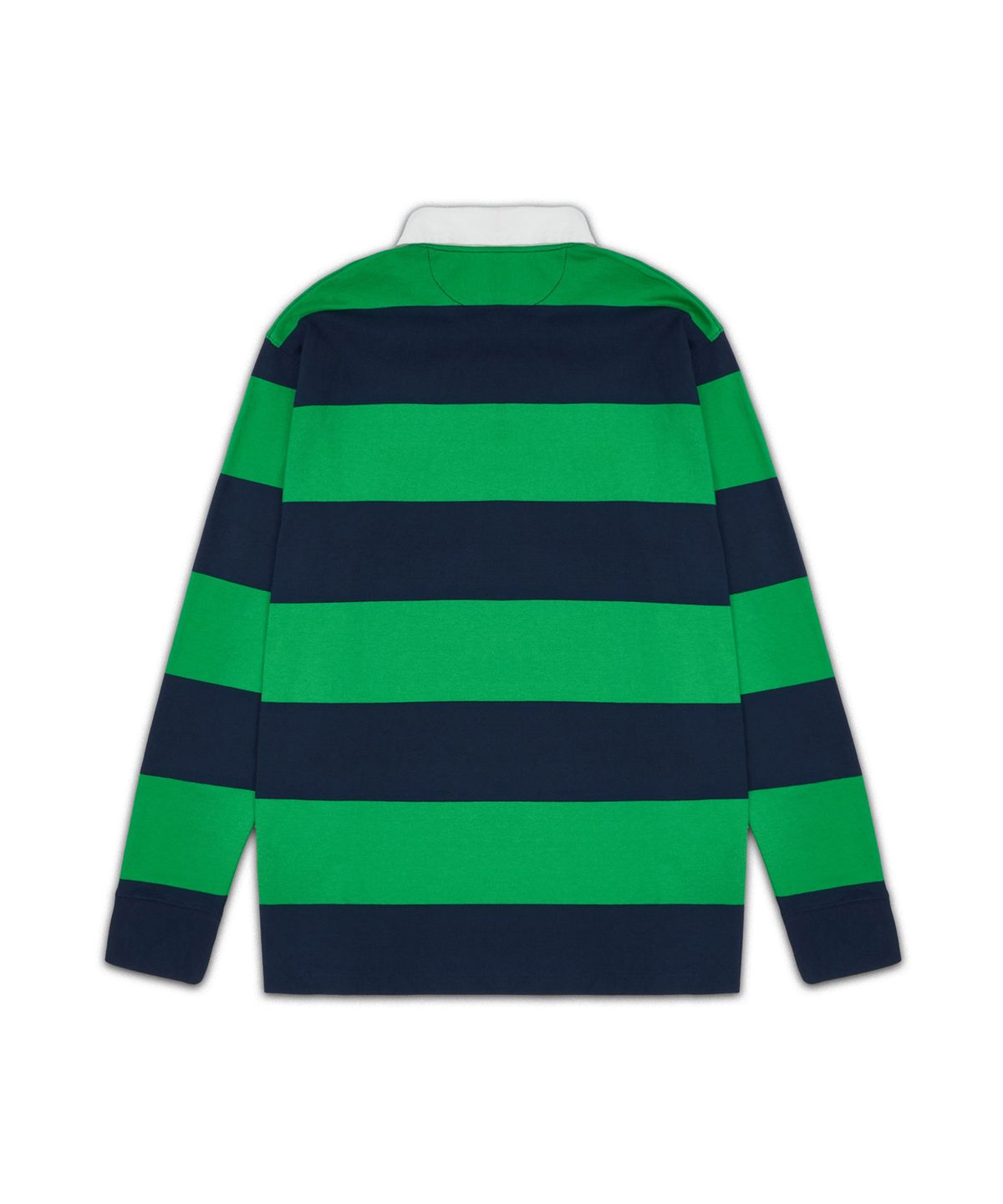 폴로 랄프 로렌(POLO RALPH LAUREN) 클래식핏 스트라이프 저지 럭비 셔츠-네이비