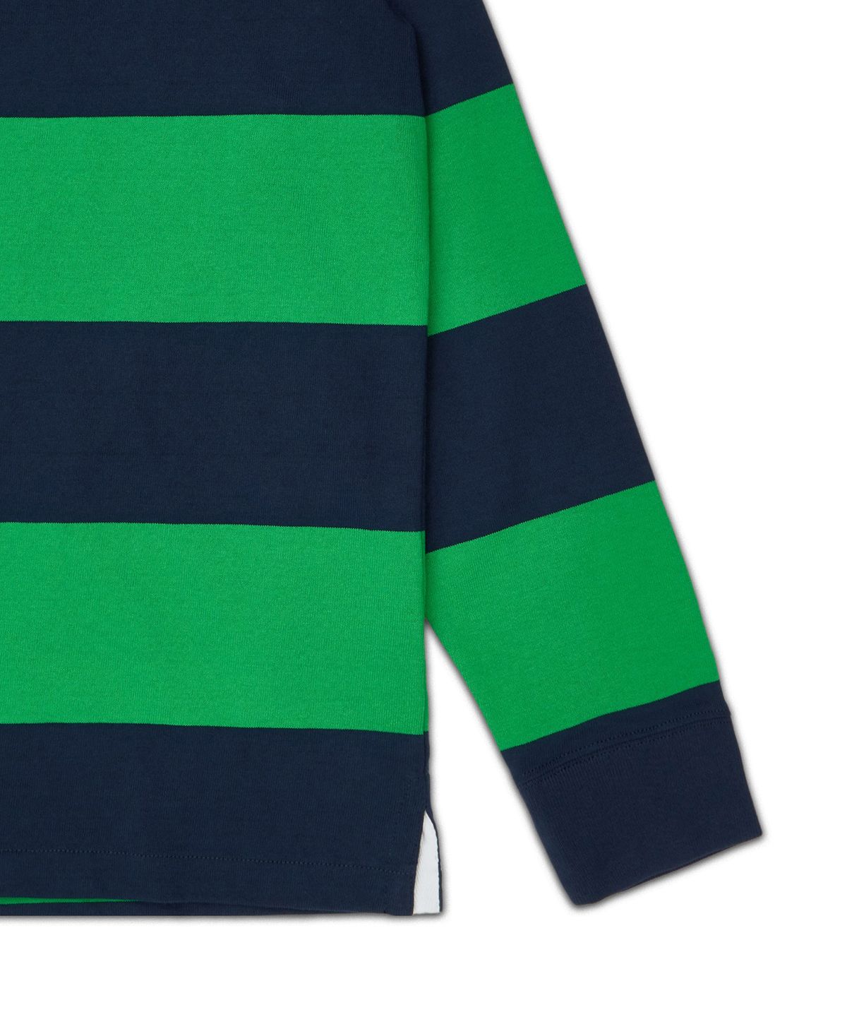 폴로 랄프 로렌(POLO RALPH LAUREN) 클래식핏 스트라이프 저지 럭비 셔츠-네이비