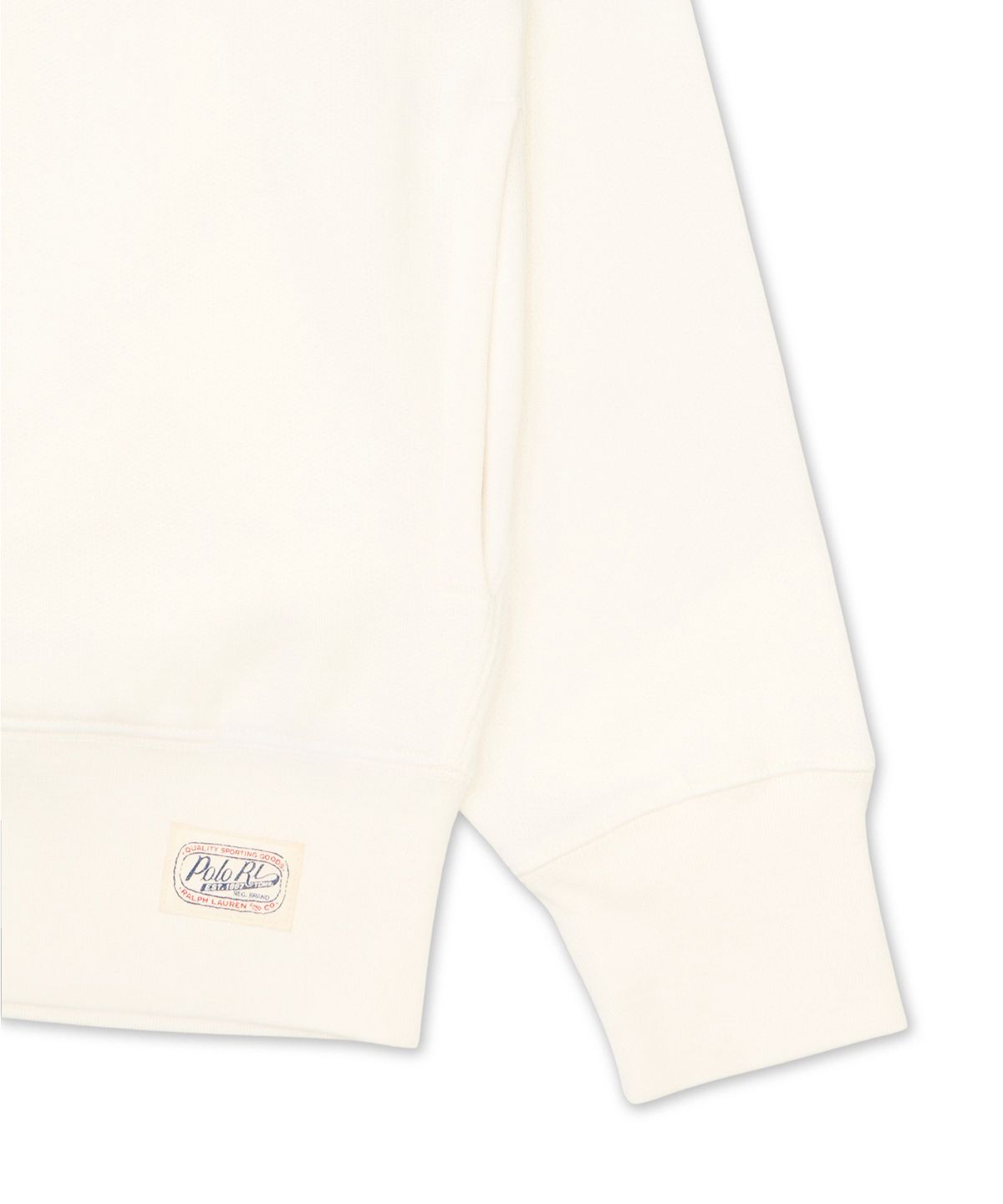 폴로 랄프 로렌(POLO RALPH LAUREN) 빈티지핏 플리스 그래픽 후디-화이트