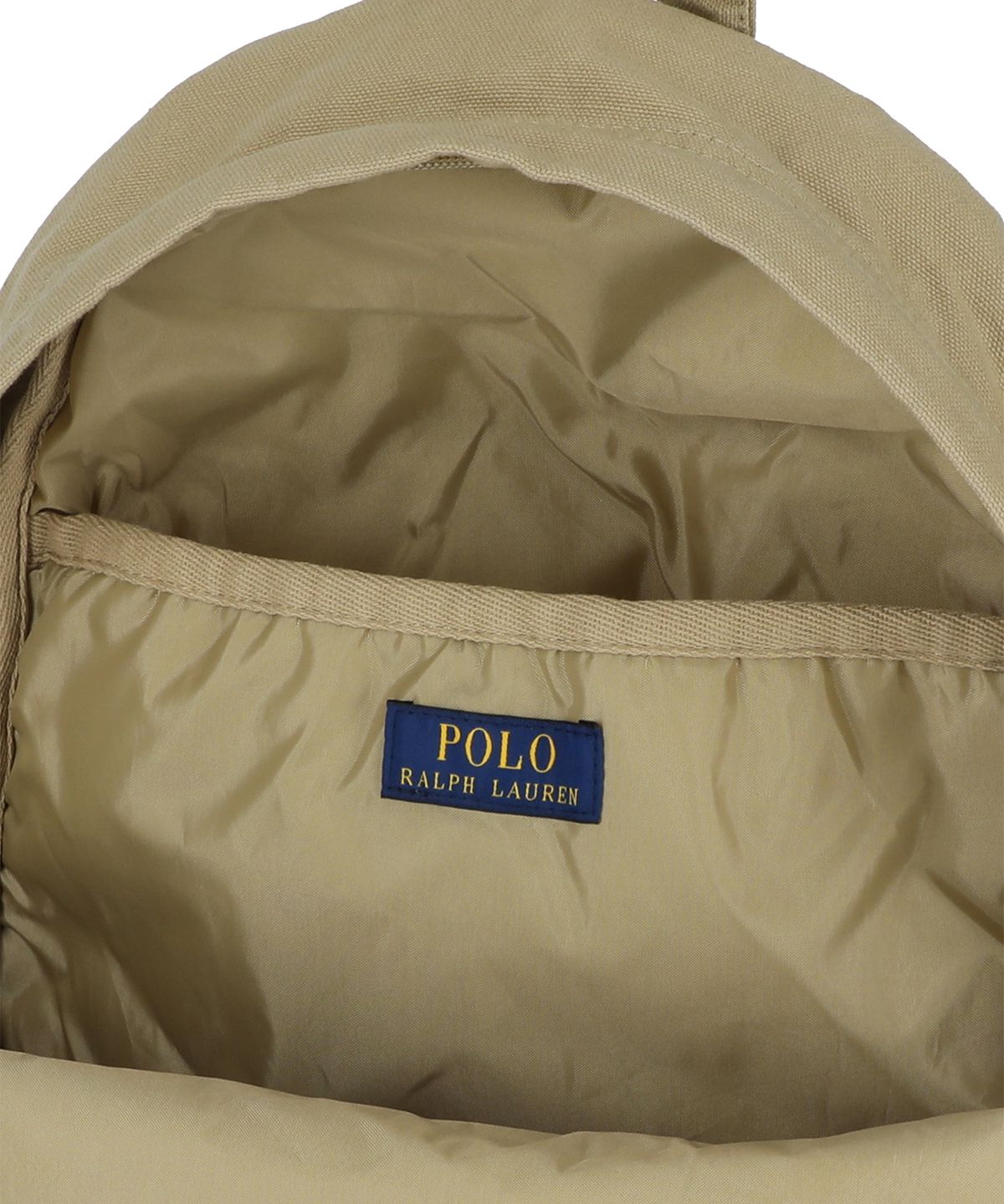 폴로 랄프 로렌(POLO RALPH LAUREN) 캔버스 백팩-베이지/카키