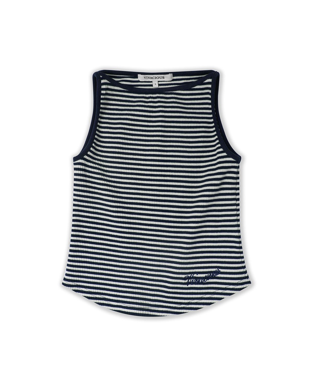비바셔스(VIVACIOUS) Sus Boatneck Stripe Sleeveless NAVY