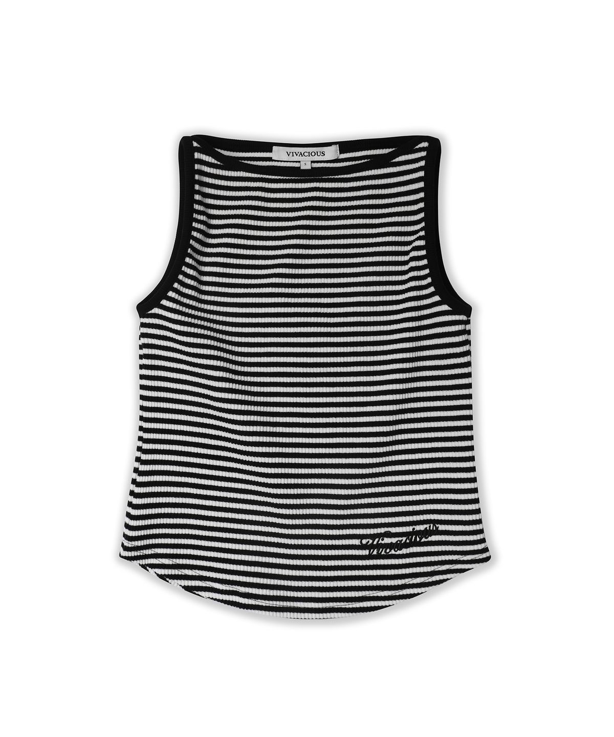 비바셔스(VIVACIOUS) Sus Boatneck Stripe Sleeveless NAVY