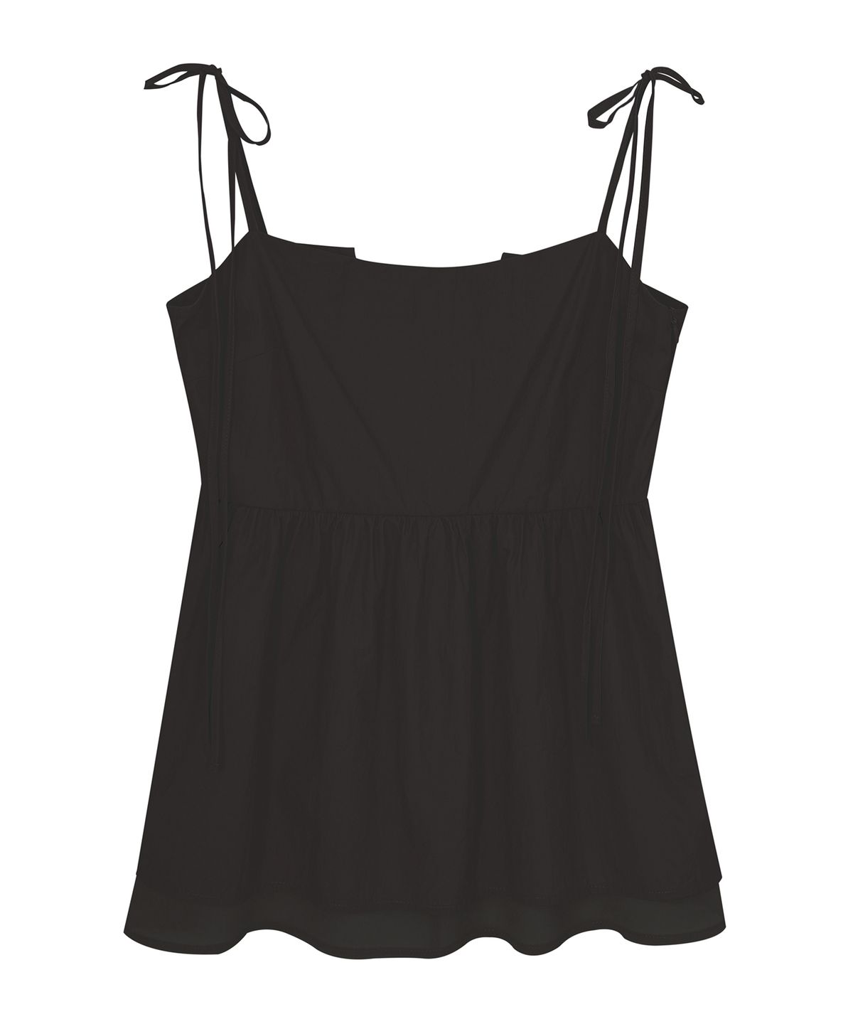 비바셔스(VIVACIOUS) Ribbon Strap Prill Sleeveless - 3COL
