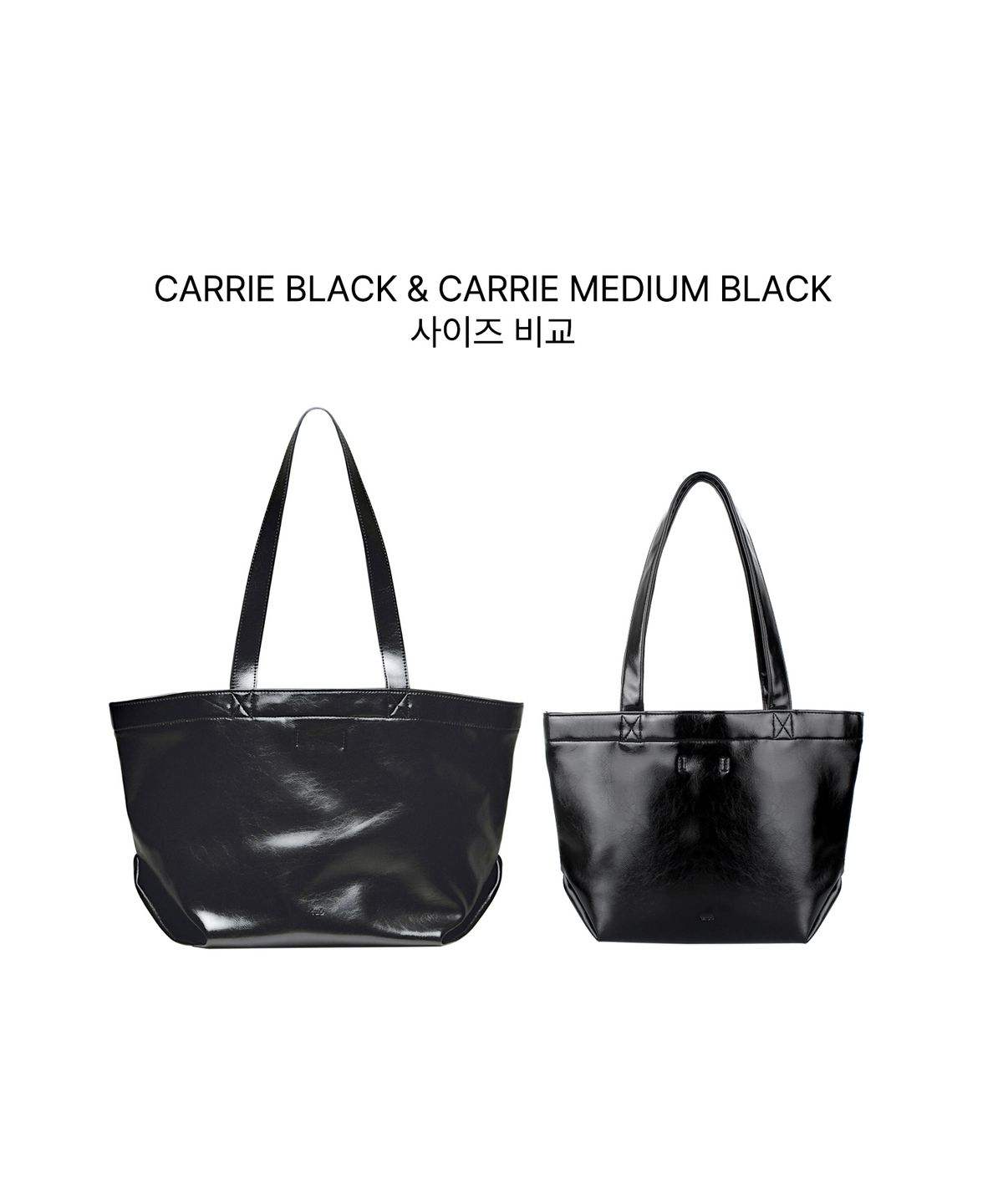 투오(TUO) CARRIE MEDIUM BLACK · 케리 미디엄 블랙