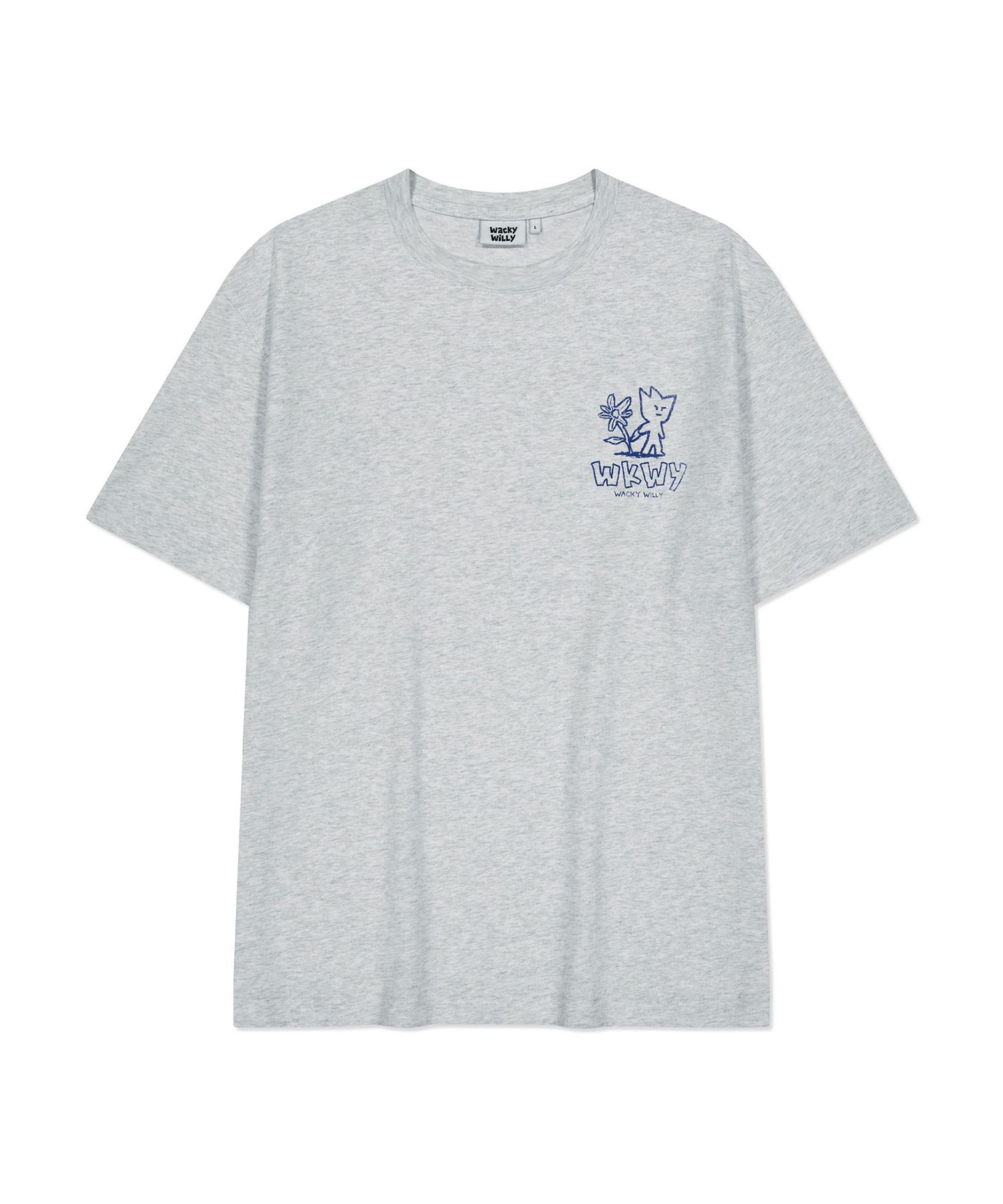 【WACKY WILLY】Sketch graphic short sleeve t-shirt R6499 MUSINSA | WACKY WILLY Sketch Graphic Short Sleeve T-Shirt (3