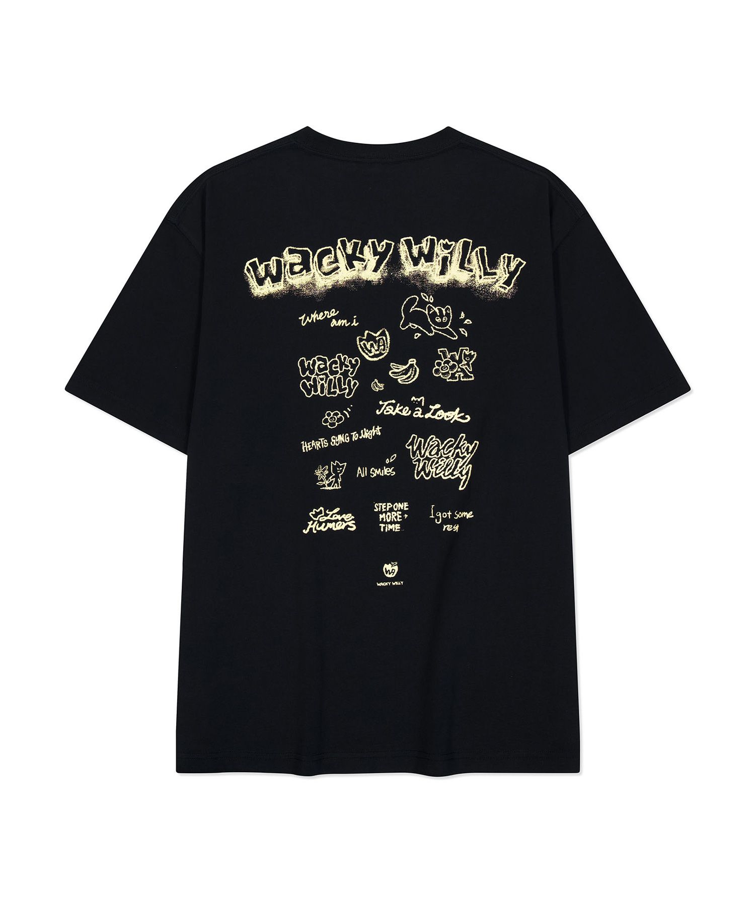 【WACKY WILLY】Sketch graphic short sleeve t-shirt R6499 MUSINSA | WACKY WILLY Sketch Graphic Short Sleeve T-Shirt (3