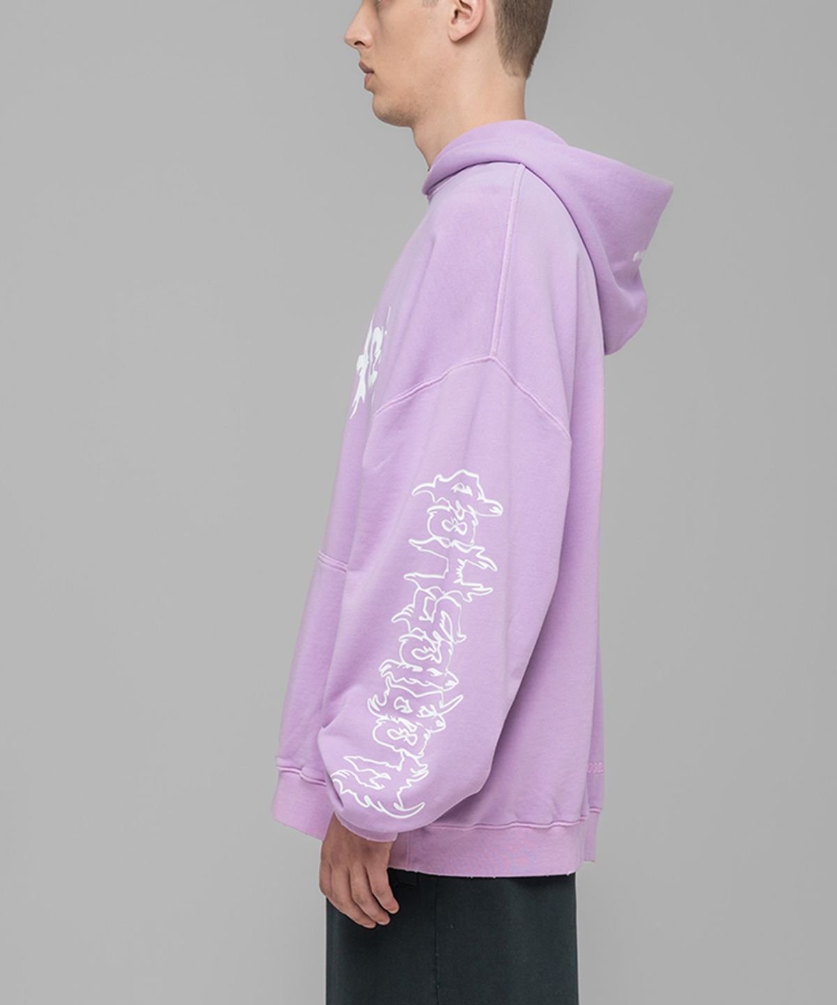 032씨(032C) (U) 페이스리스 오버사이즈드 후디 페이디드 핑크 FAITHLESS OVERSIZED HOODIE FADED PINK