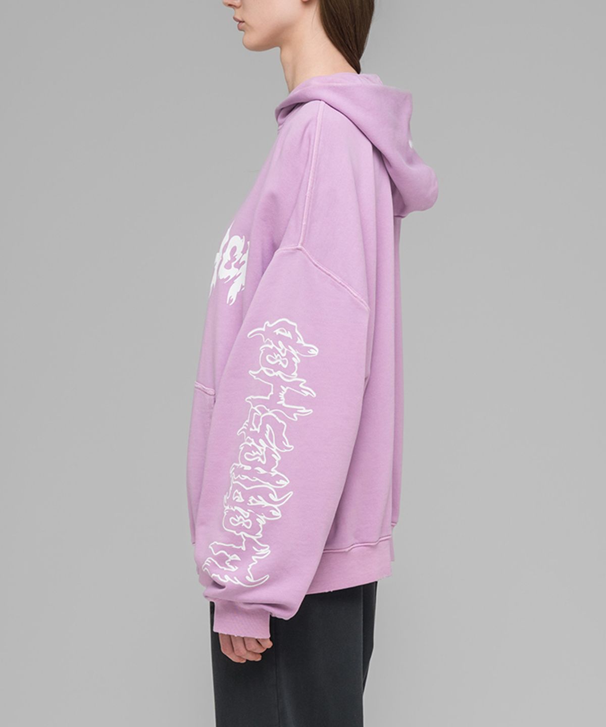 032씨(032C) (U) 페이스리스 오버사이즈드 후디 페이디드 핑크 FAITHLESS OVERSIZED HOODIE FADED PINK