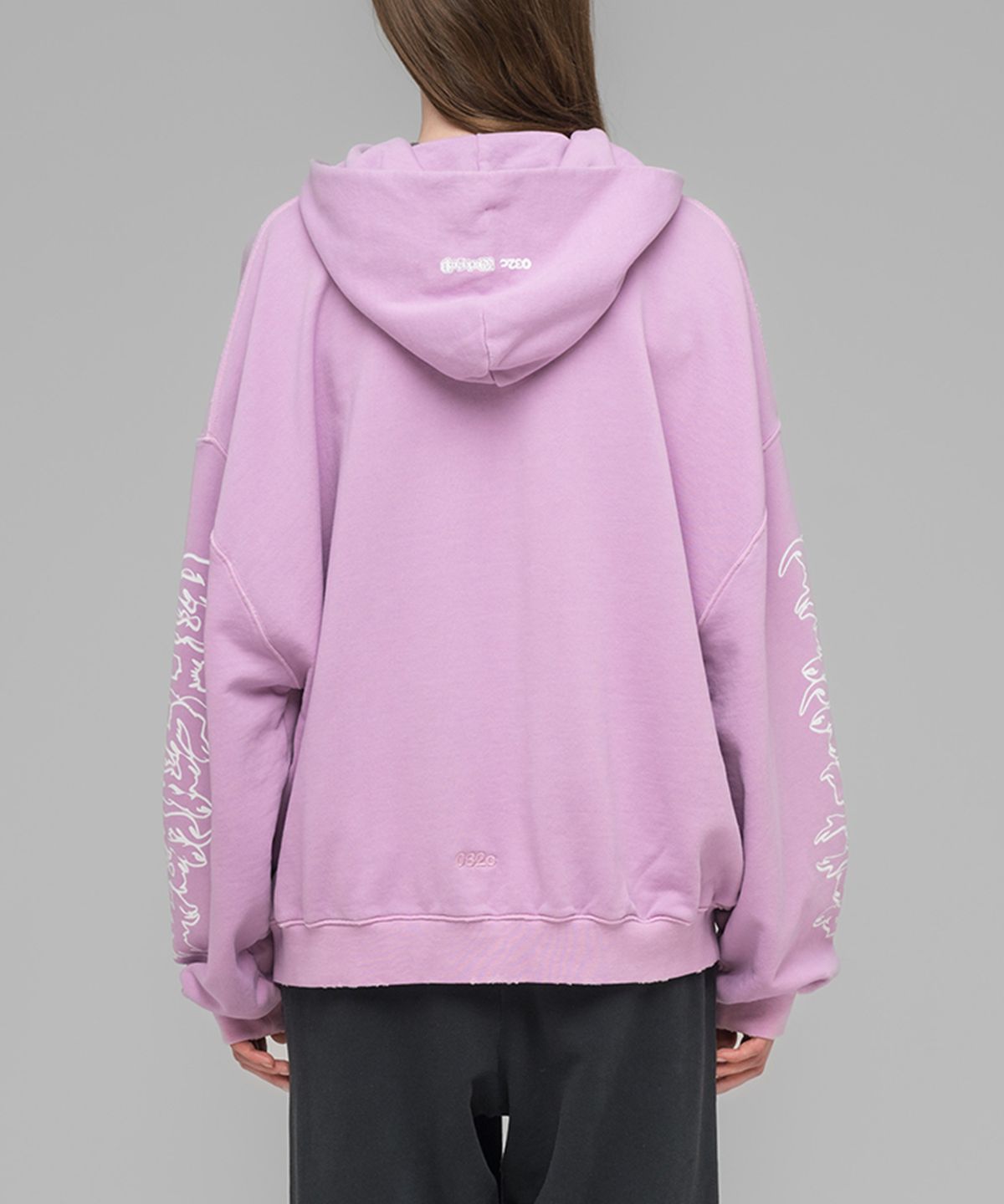 032씨(032C) (U) 페이스리스 오버사이즈드 후디 페이디드 핑크 FAITHLESS OVERSIZED HOODIE FADED PINK