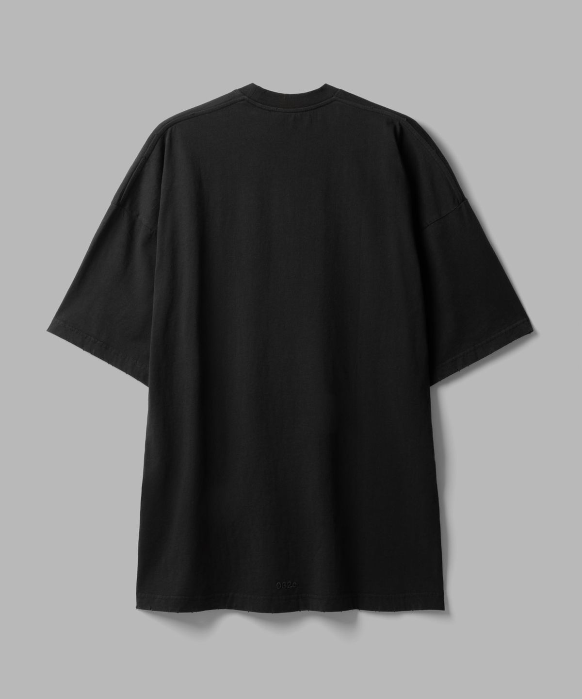 032씨(032C) (U) 럭키 스트라이크 오버사이즈드 티셔츠 워시드 블랙 LUCKY STRIKE OVERSIZED T-SHIRT WASHED BLACK